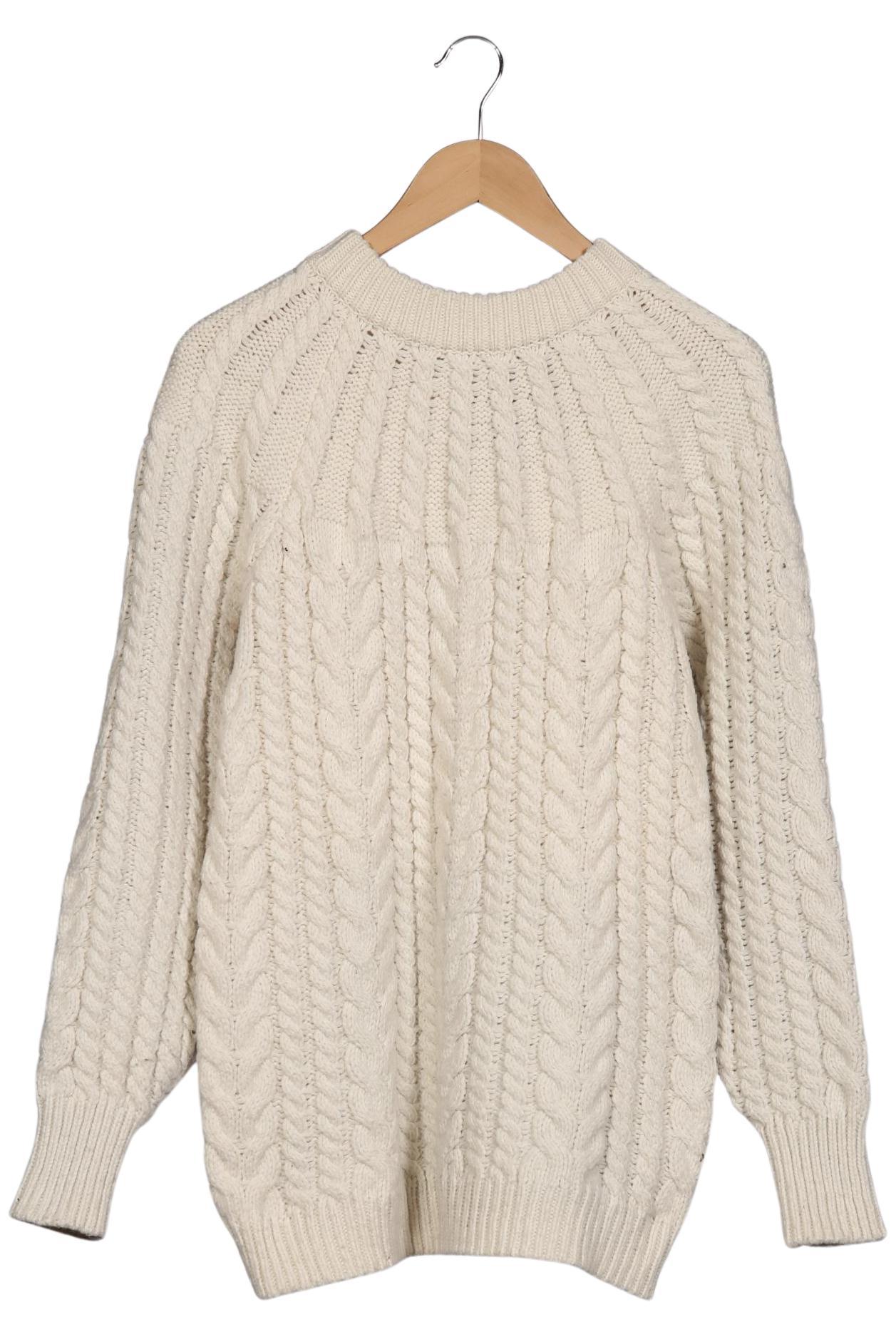 

H&M Damen Pullover, cremeweiß, Gr. 36