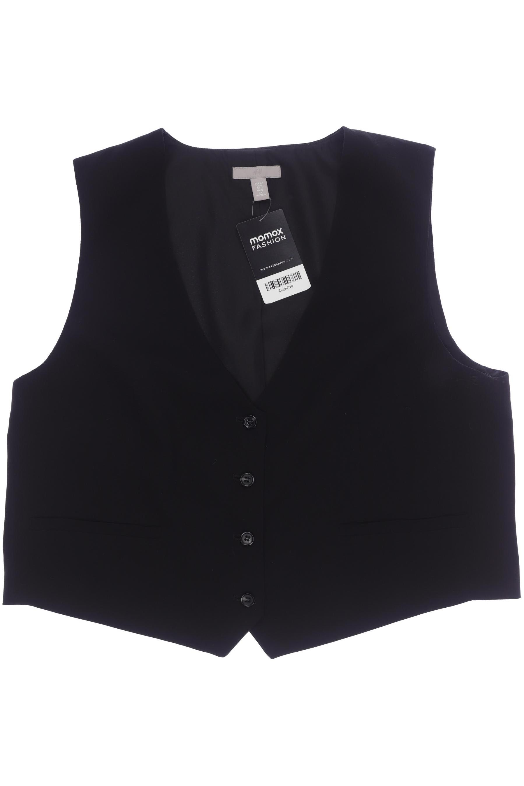 

H&M Damen Weste, schwarz, Gr. 44