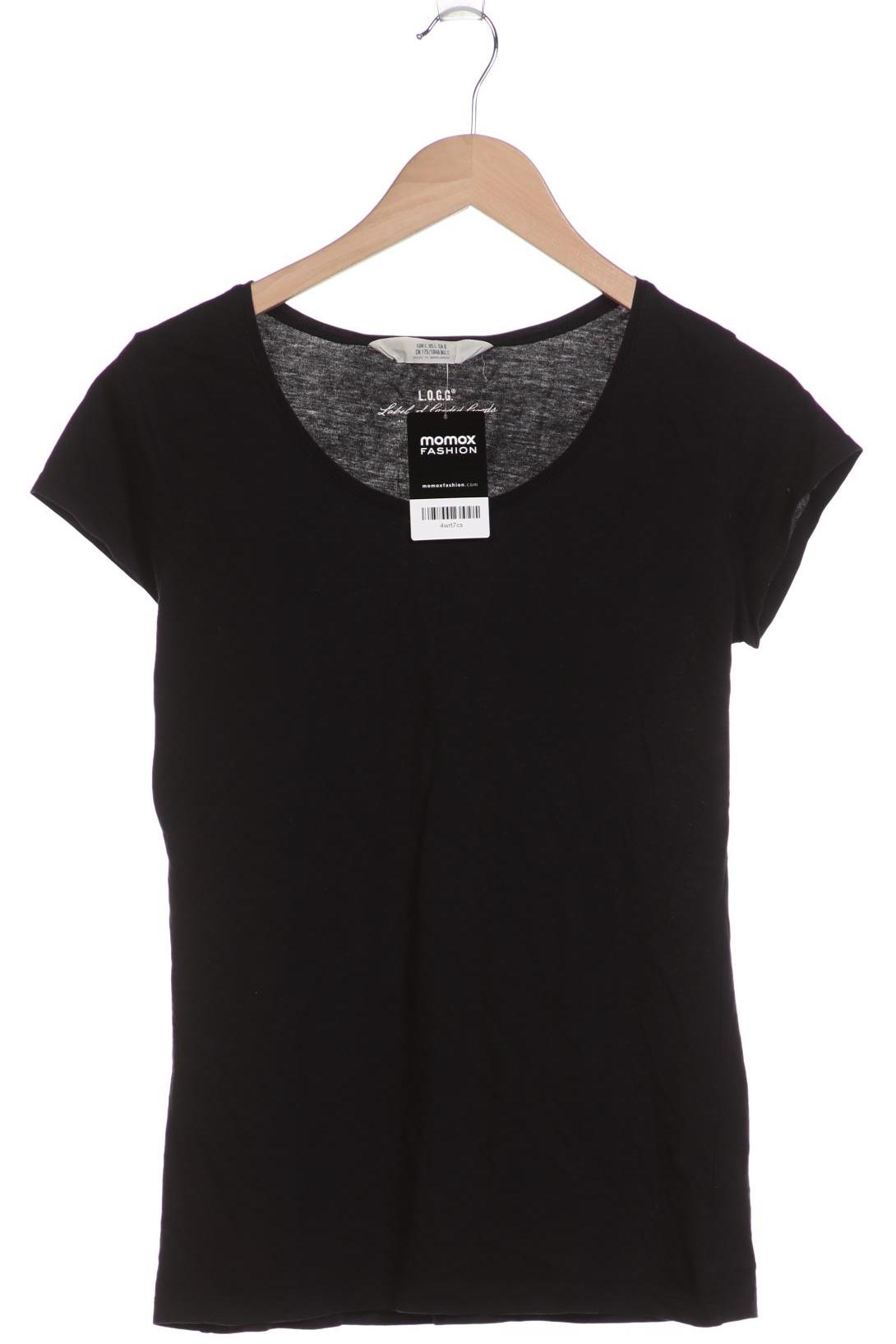 

H&M Damen T-Shirt, schwarz, Gr. 42