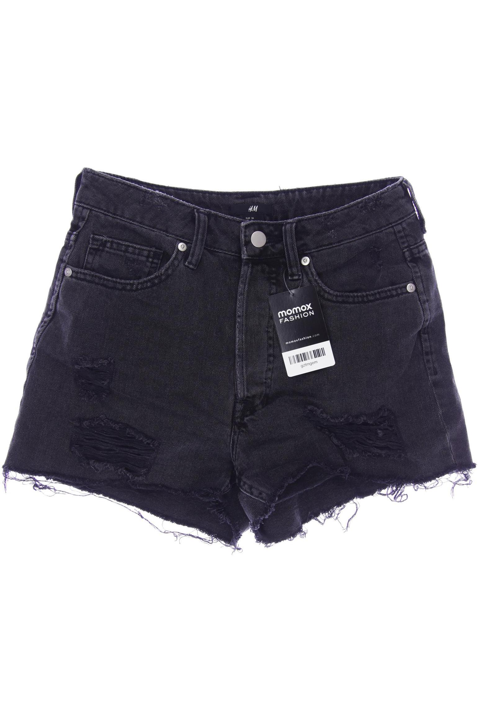 

H&M Damen Shorts, grau, Gr. 36