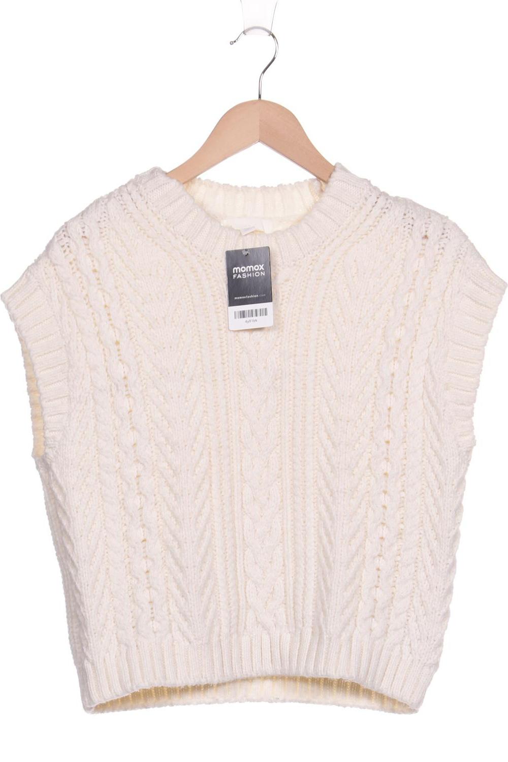 

H&M Damen Pullover, weiß, Gr. 36