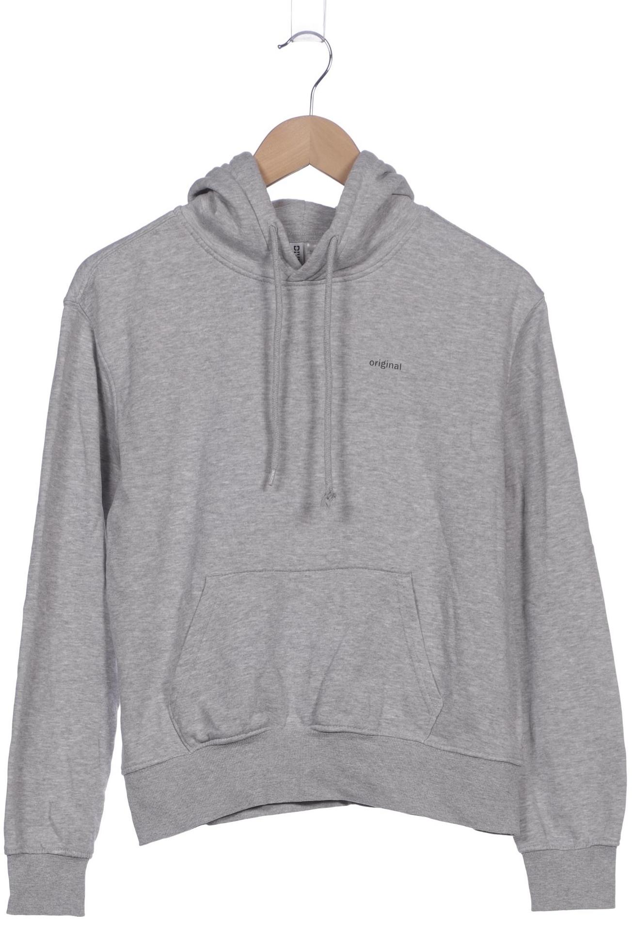 

H&M Damen Kapuzenpullover, grau, Gr. 34