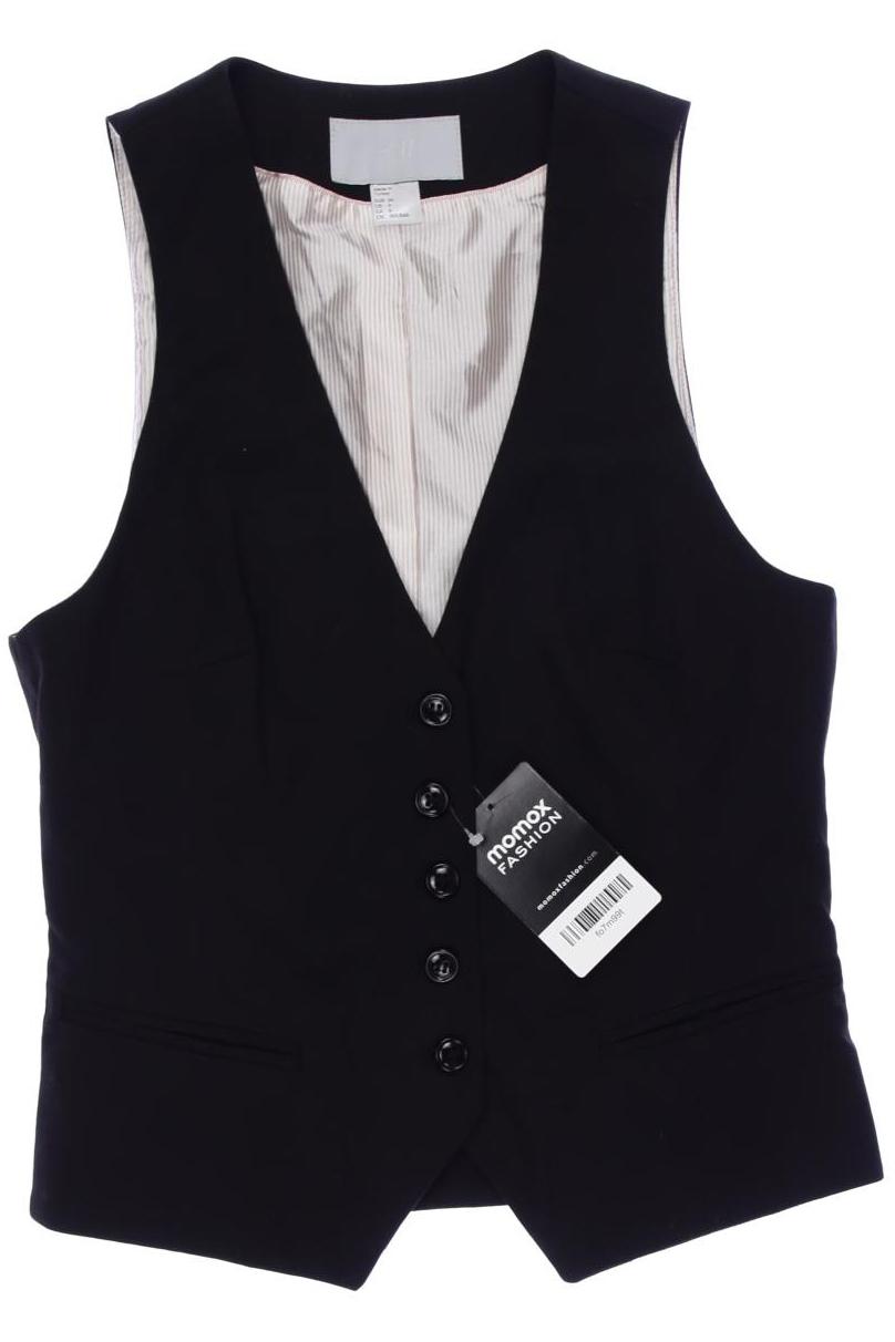 

H&M Damen Weste, schwarz, Gr. 36