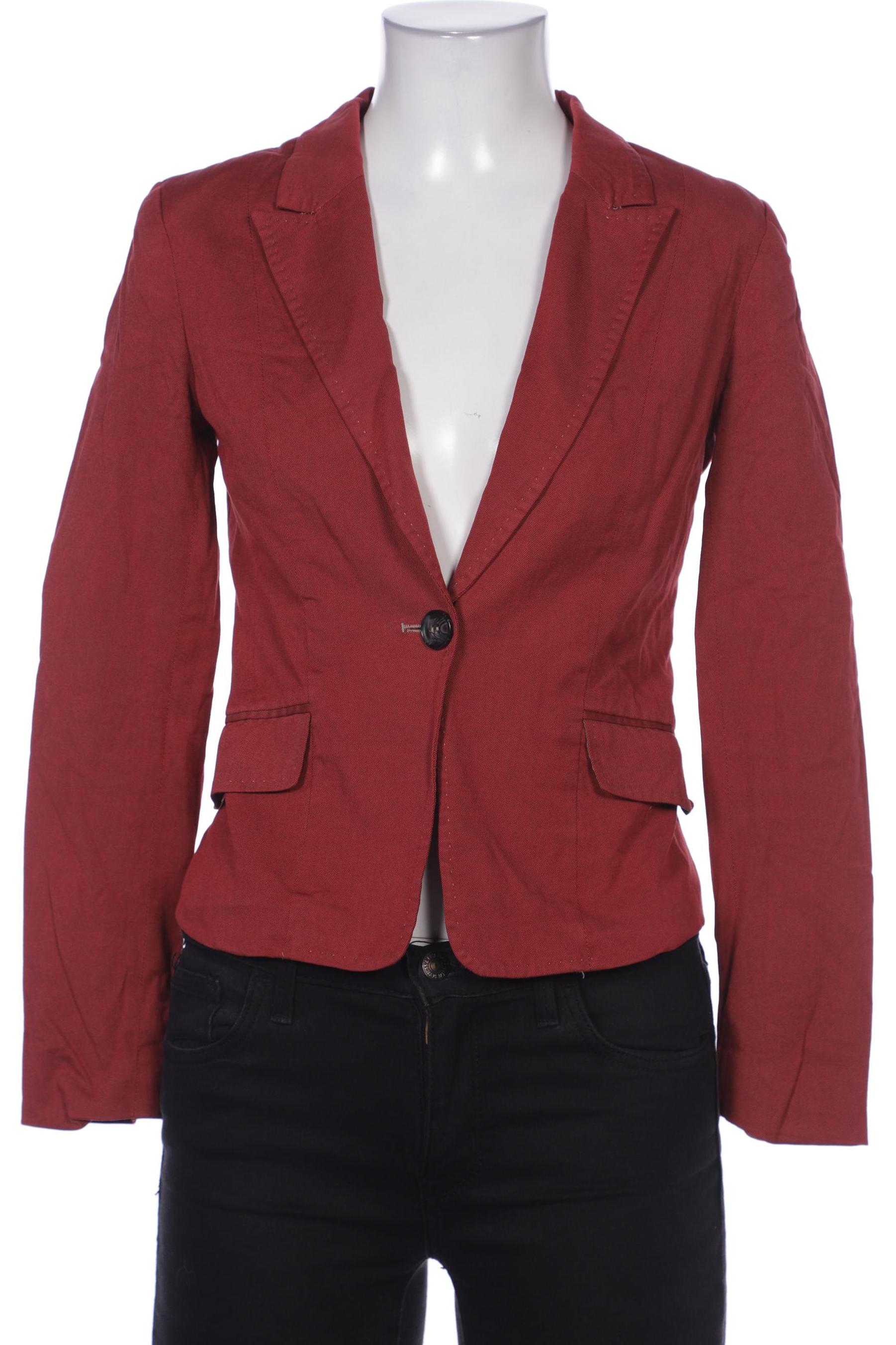 

H&M Damen Blazer, rot, Gr. 34