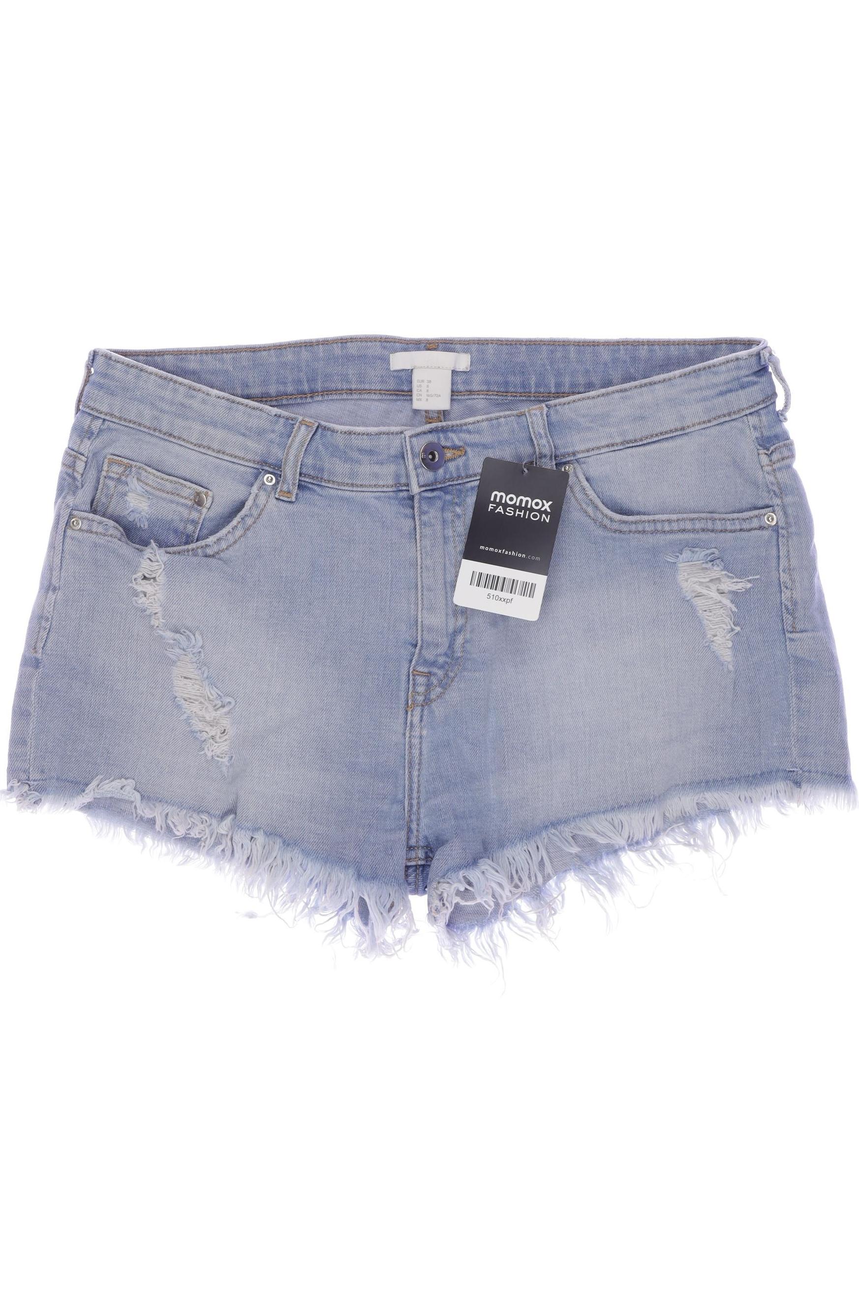 

H&M Damen Shorts, hellblau, Gr. 38