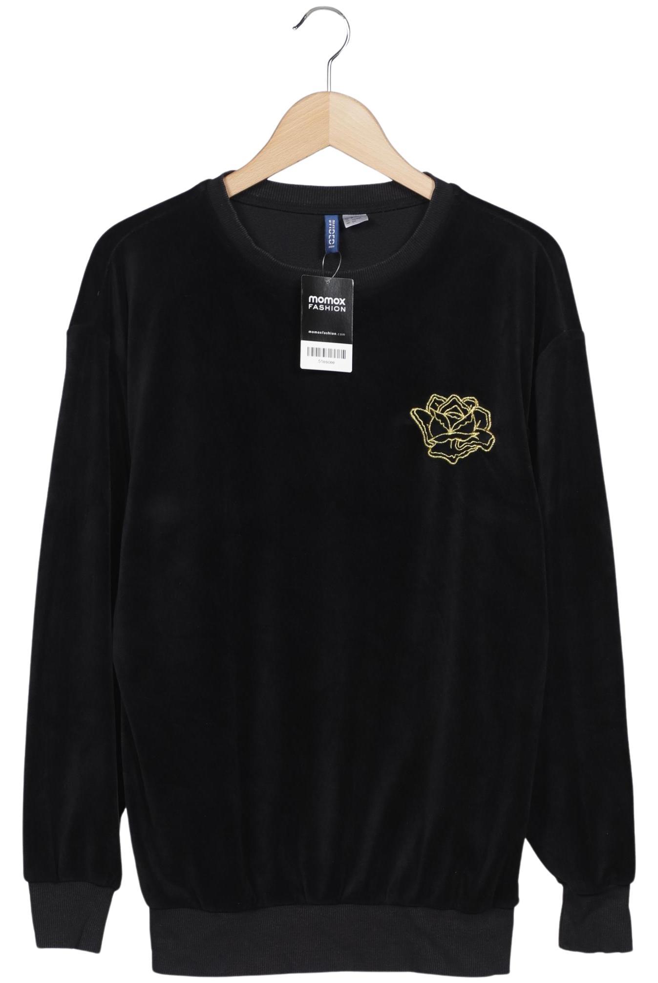 

H&M Damen Sweatshirt, schwarz, Gr. 36