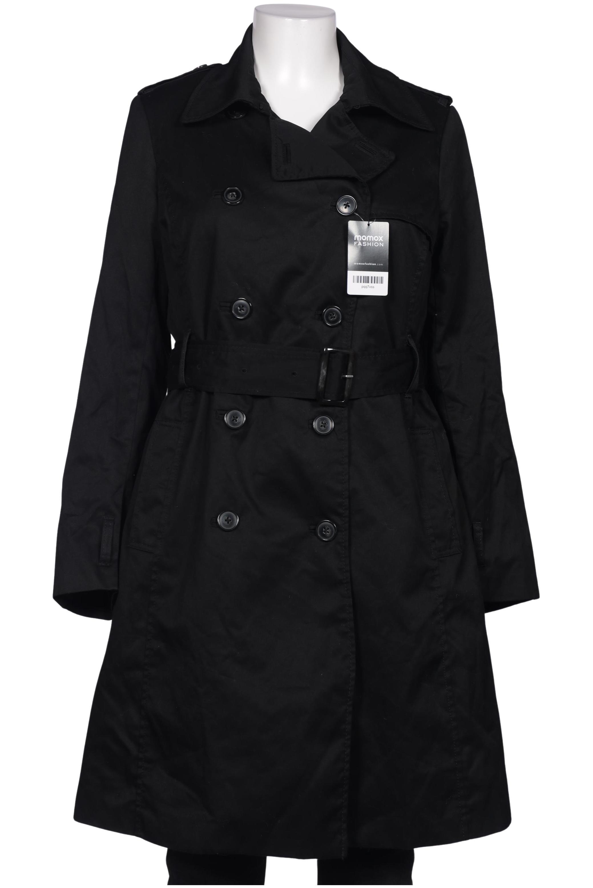 

H&M Damen Mantel, schwarz, Gr. 38