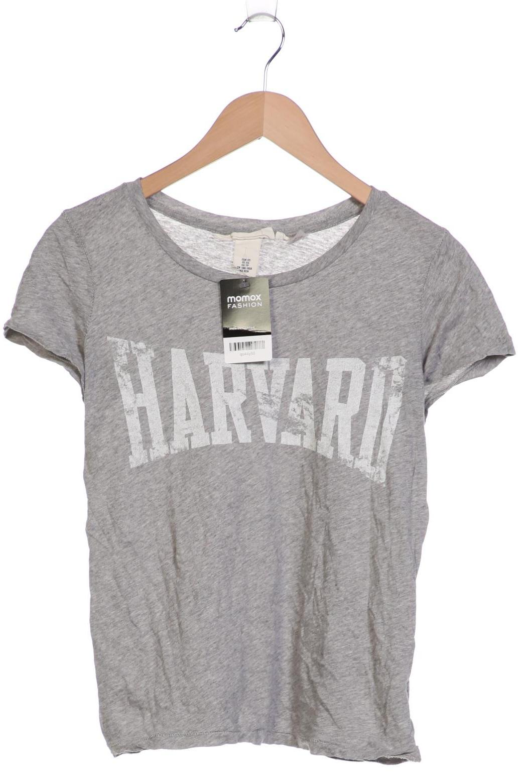 

H&M Damen T-Shirt, grau, Gr. 34