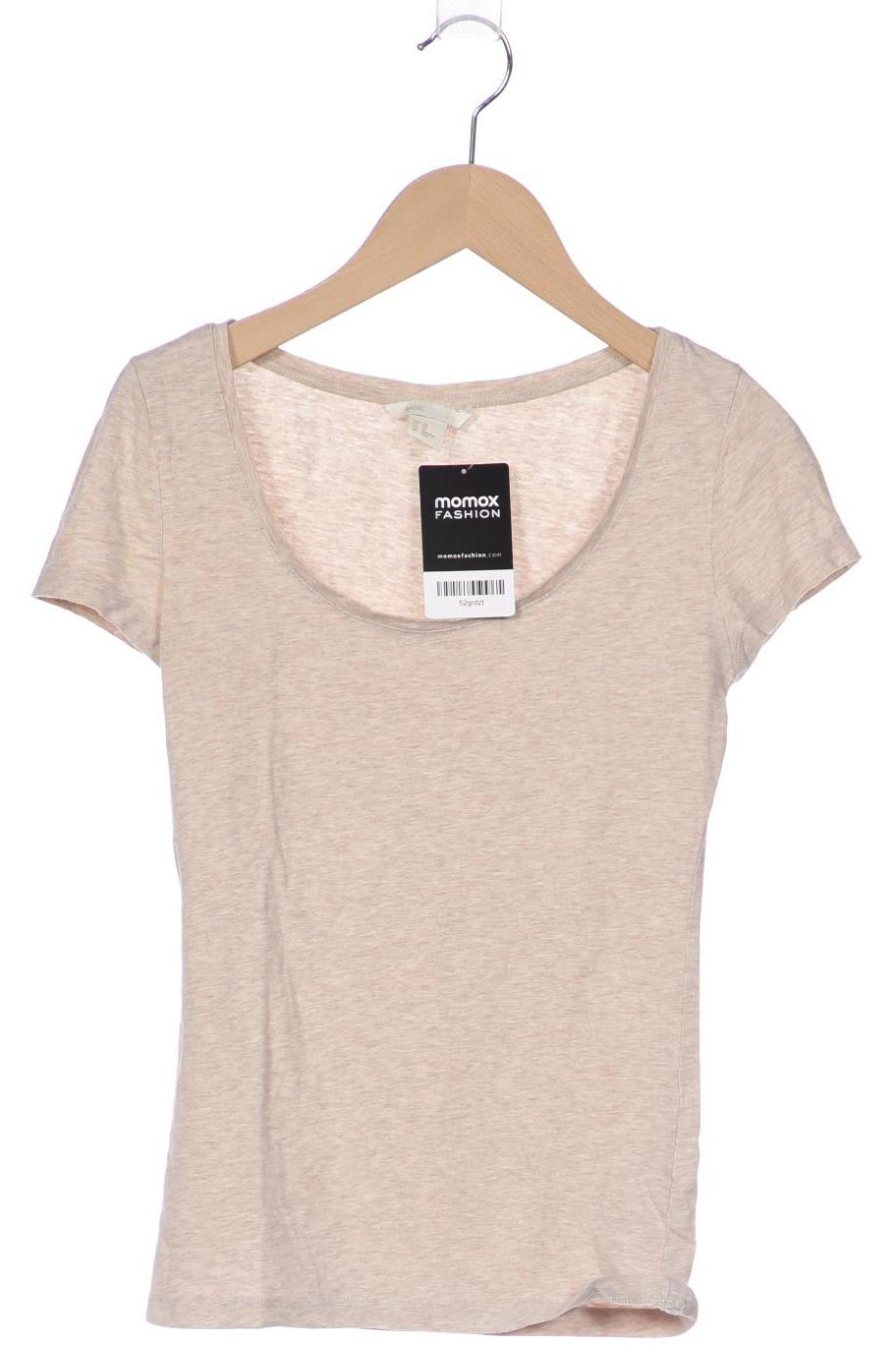 

H&M Damen T-Shirt, beige