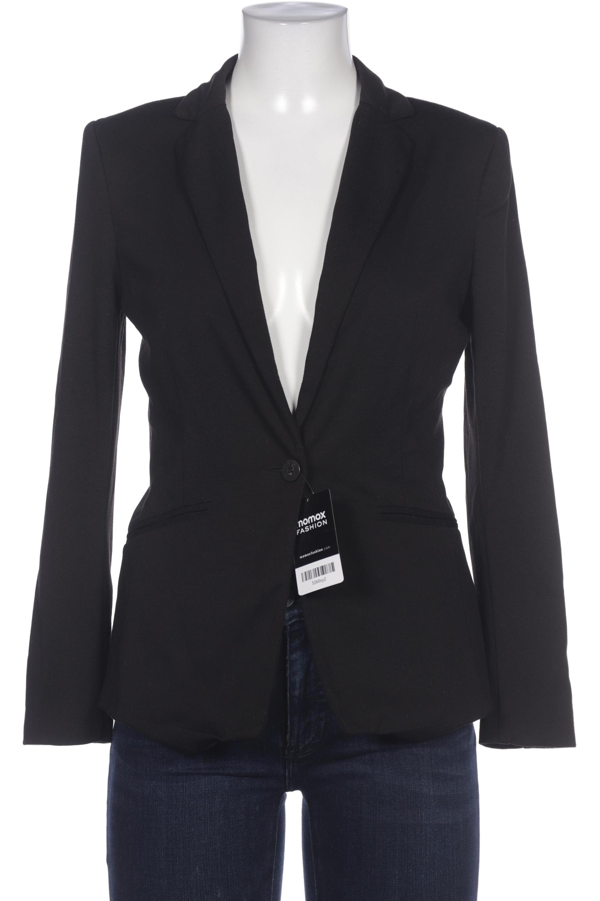 

H&M Damen Blazer, schwarz, Gr. 38