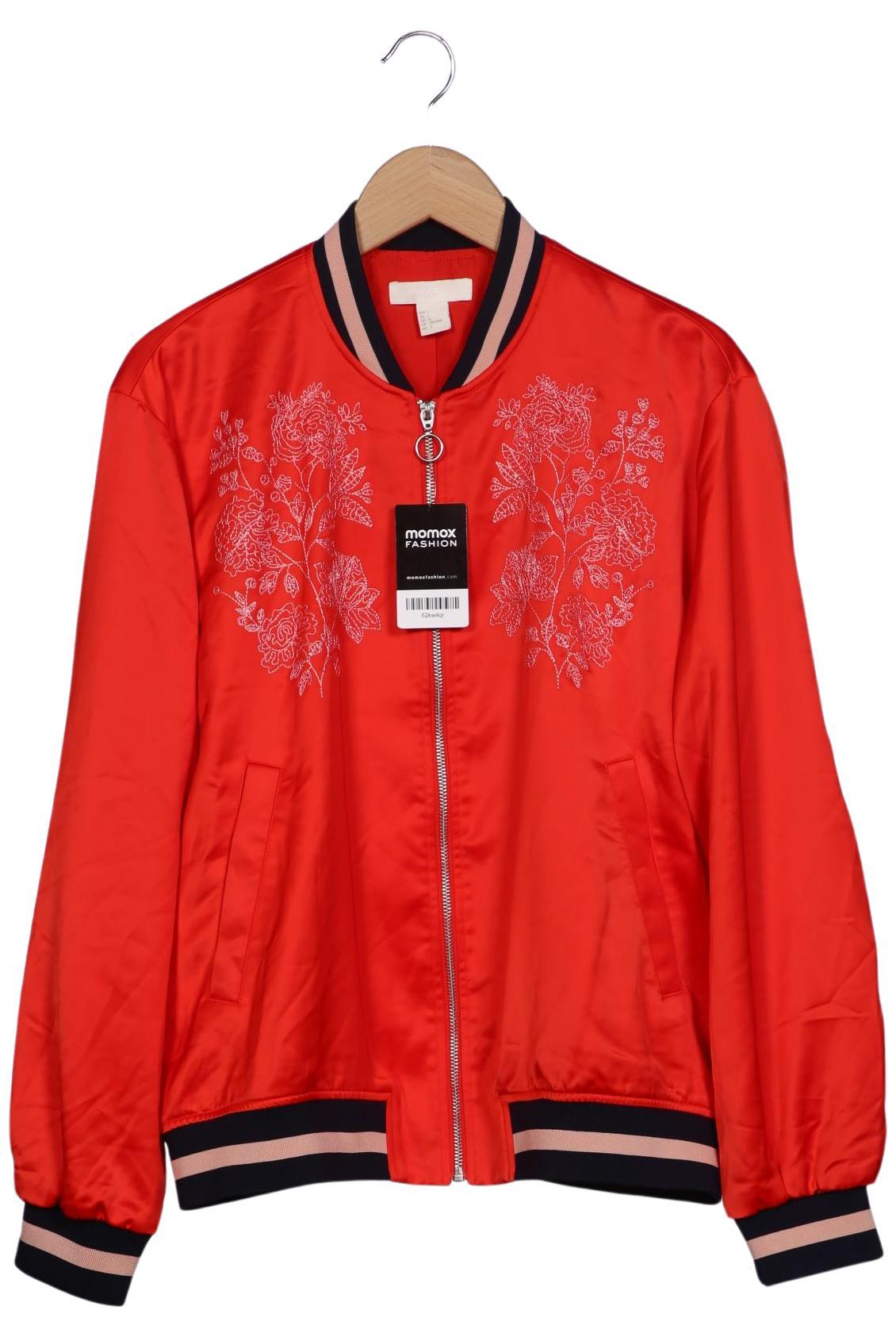 

H&M Damen Jacke, rot, Gr. 42