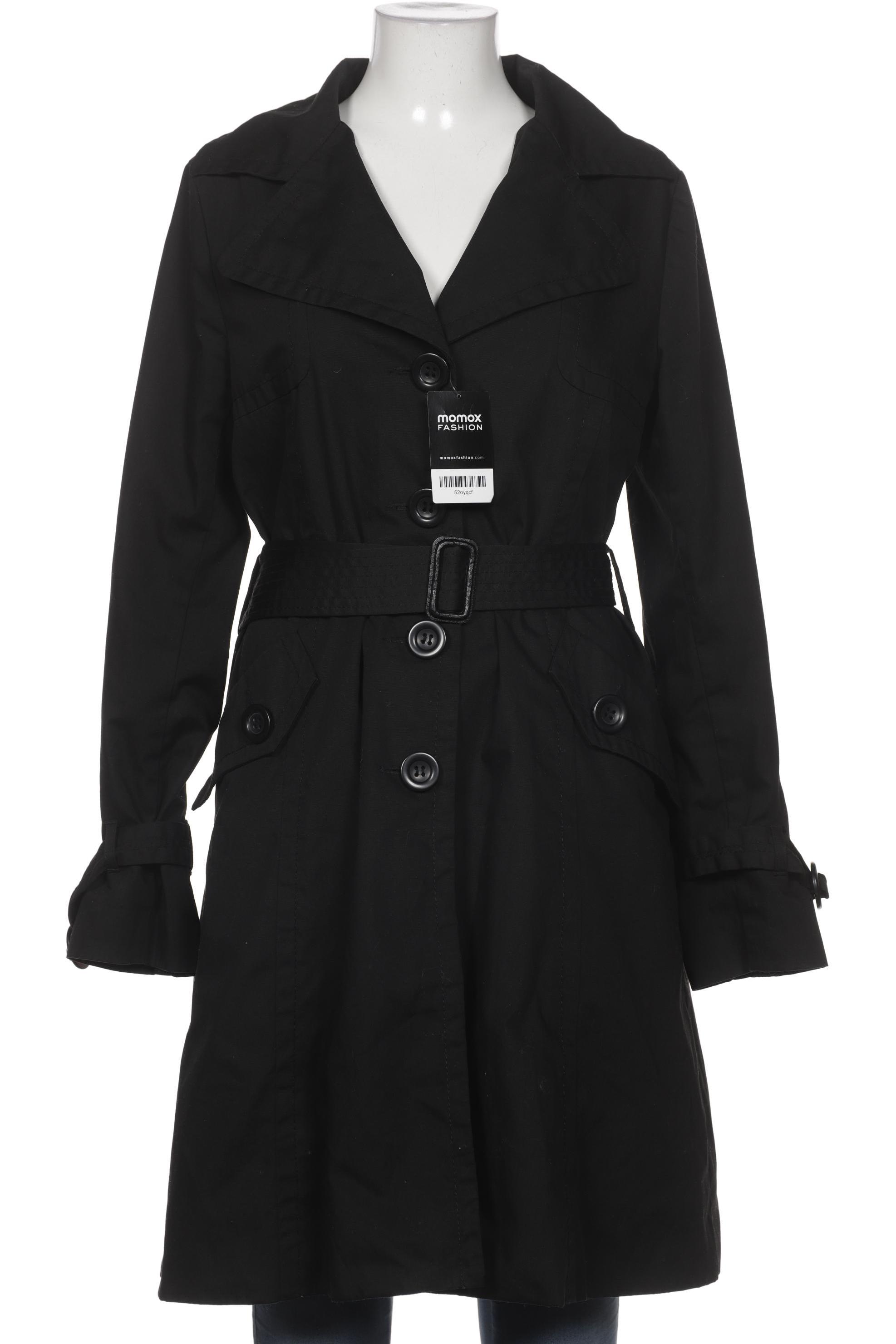 

H&M Damen Mantel, schwarz, Gr. 42