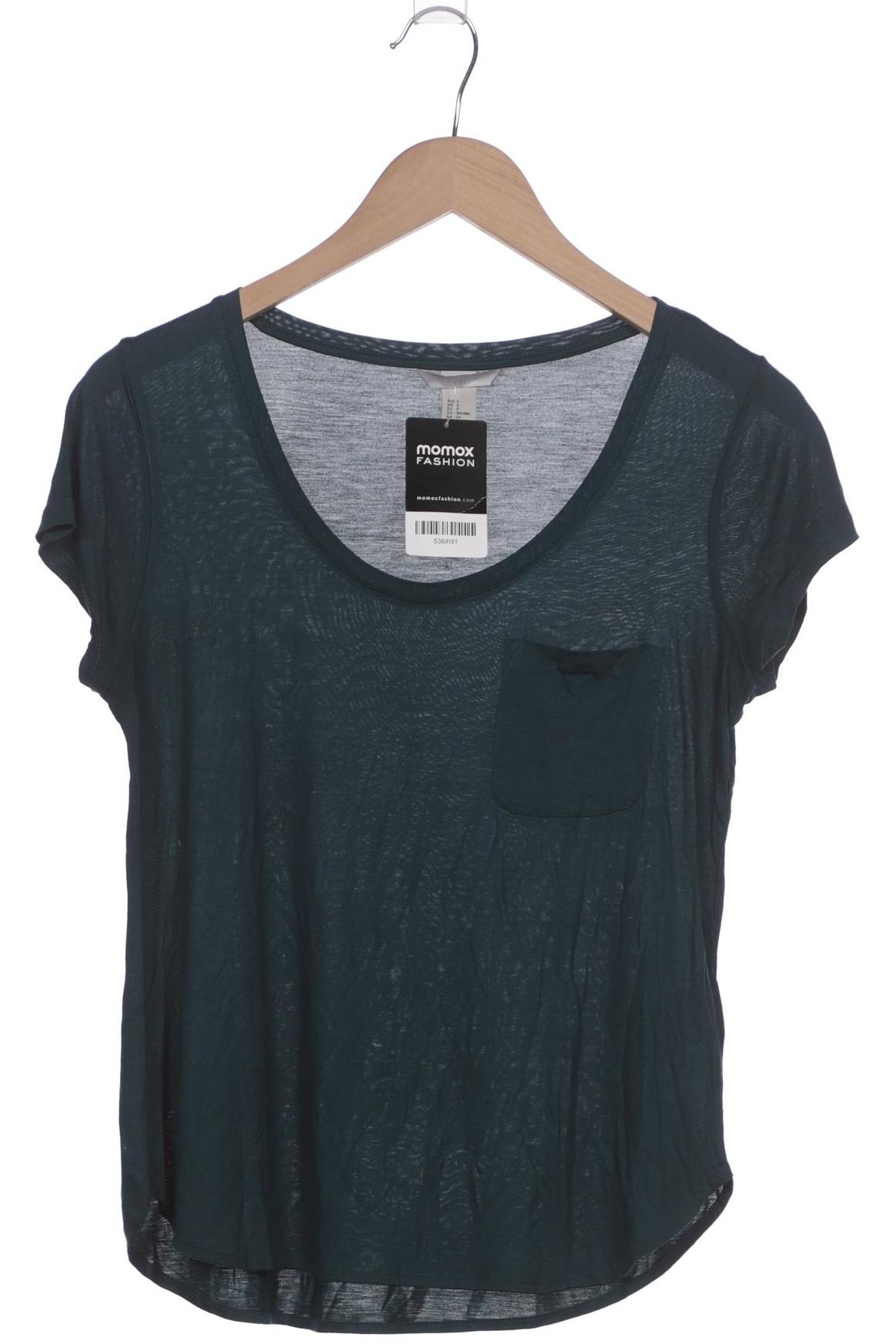 

H&M Damen T-Shirt, grün, Gr. 36
