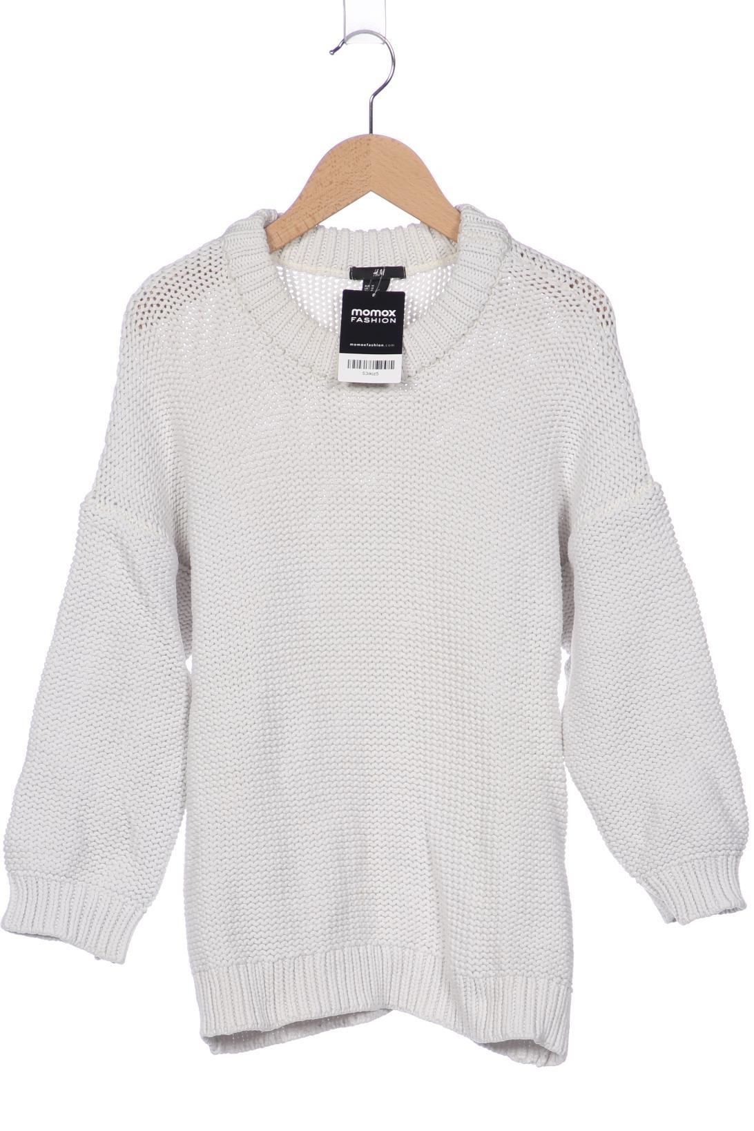 

H&M Damen Pullover, weiß, Gr. 38