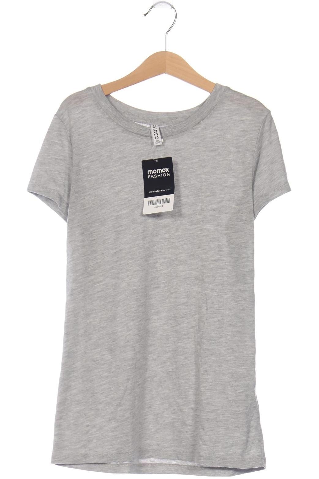 

H&M Damen T-Shirt, grau, Gr. 34
