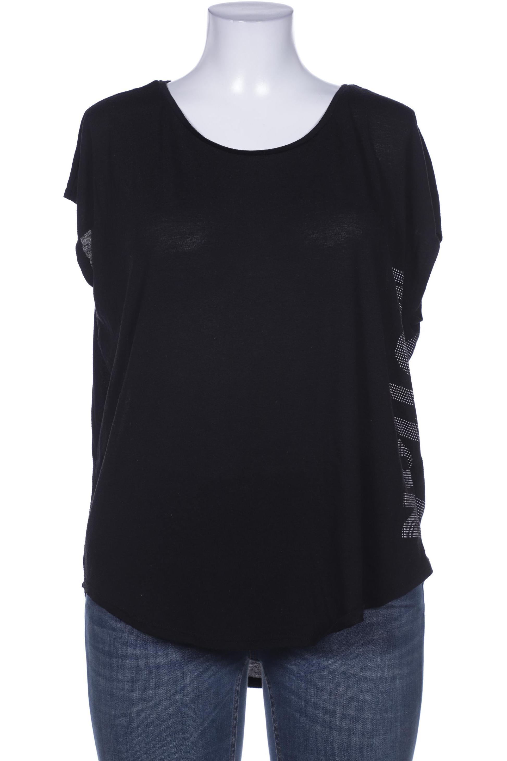 

H&M Damen T-Shirt, schwarz