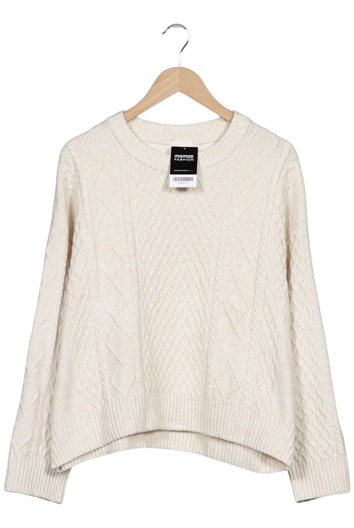 

H&M Damen Pullover, cremeweiß, Gr. 46