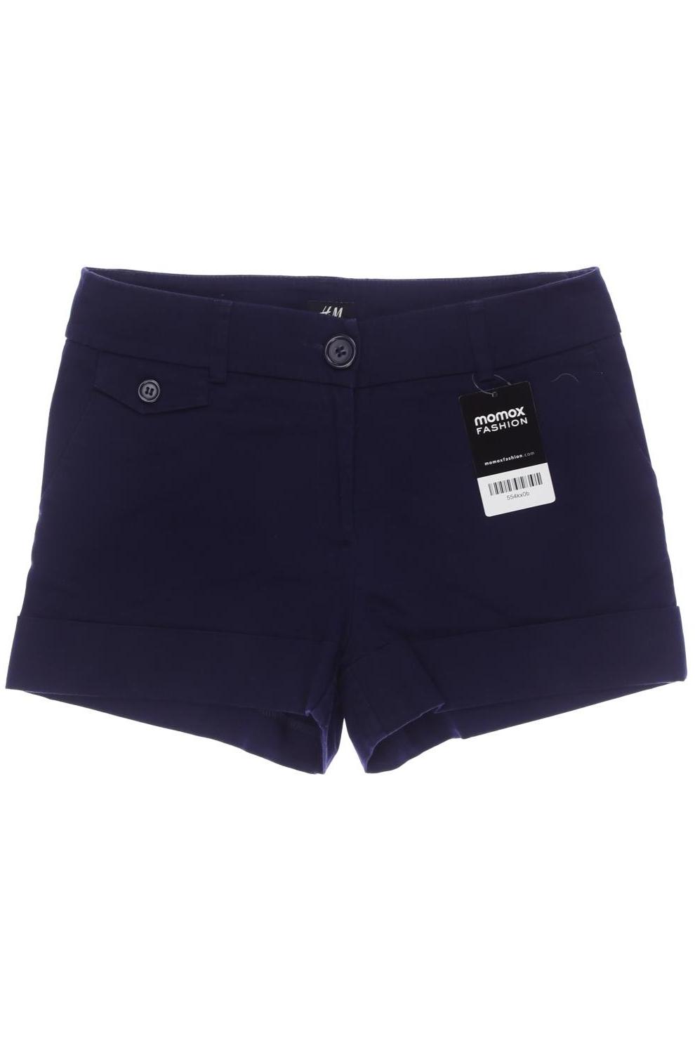 

H&M Damen Shorts, marineblau, Gr. 36