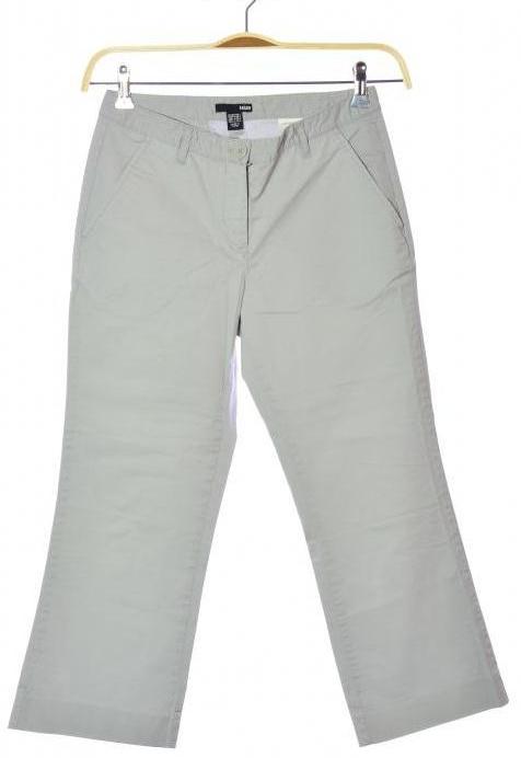 

H&M Damen Stoffhose, grau, Gr. 36