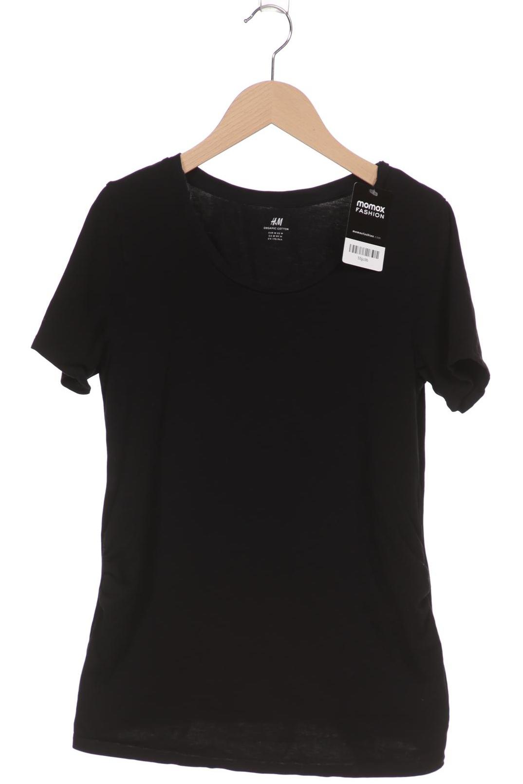 

H&M Damen T-Shirt, schwarz