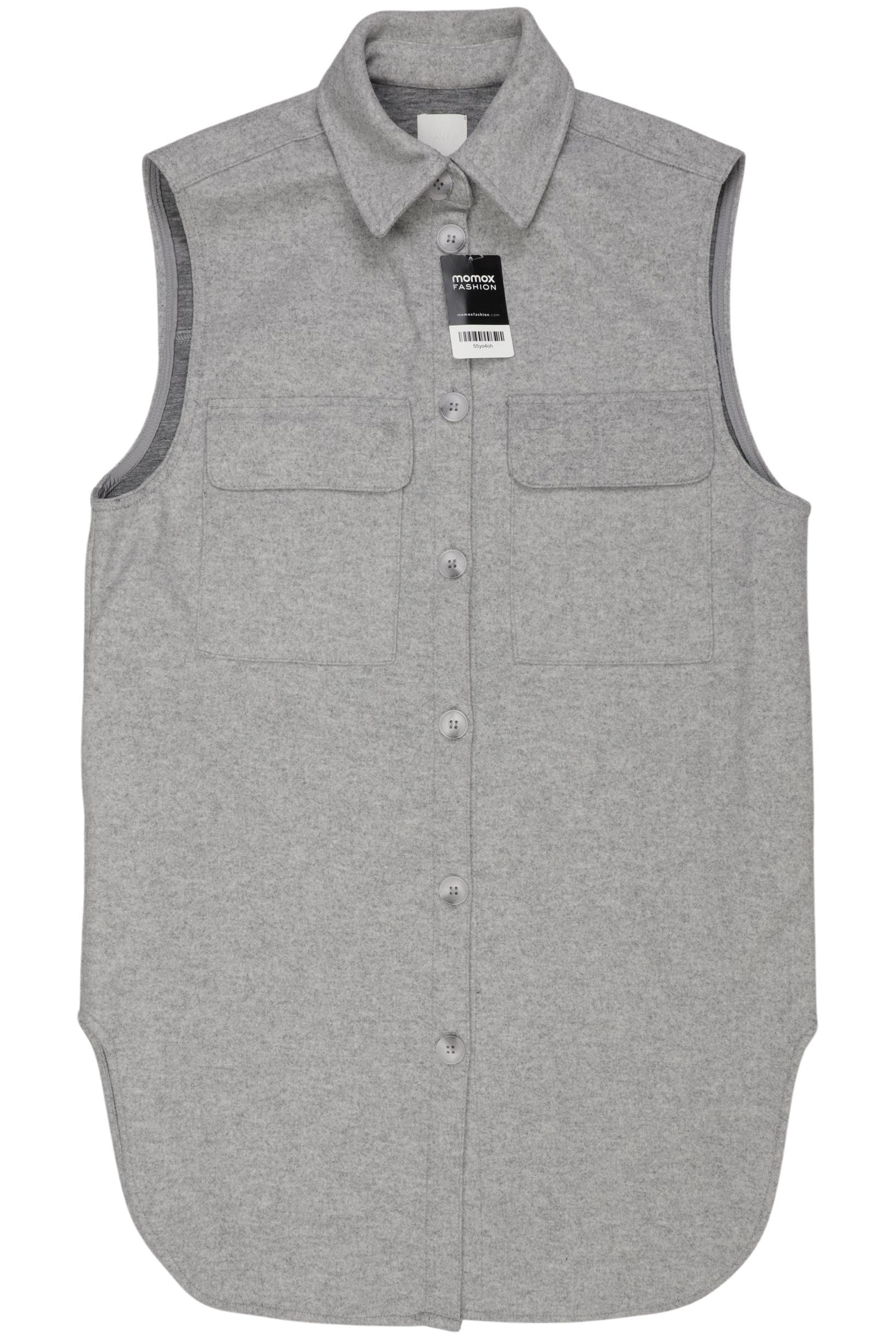 

H&M Damen Weste, grau, Gr. 36
