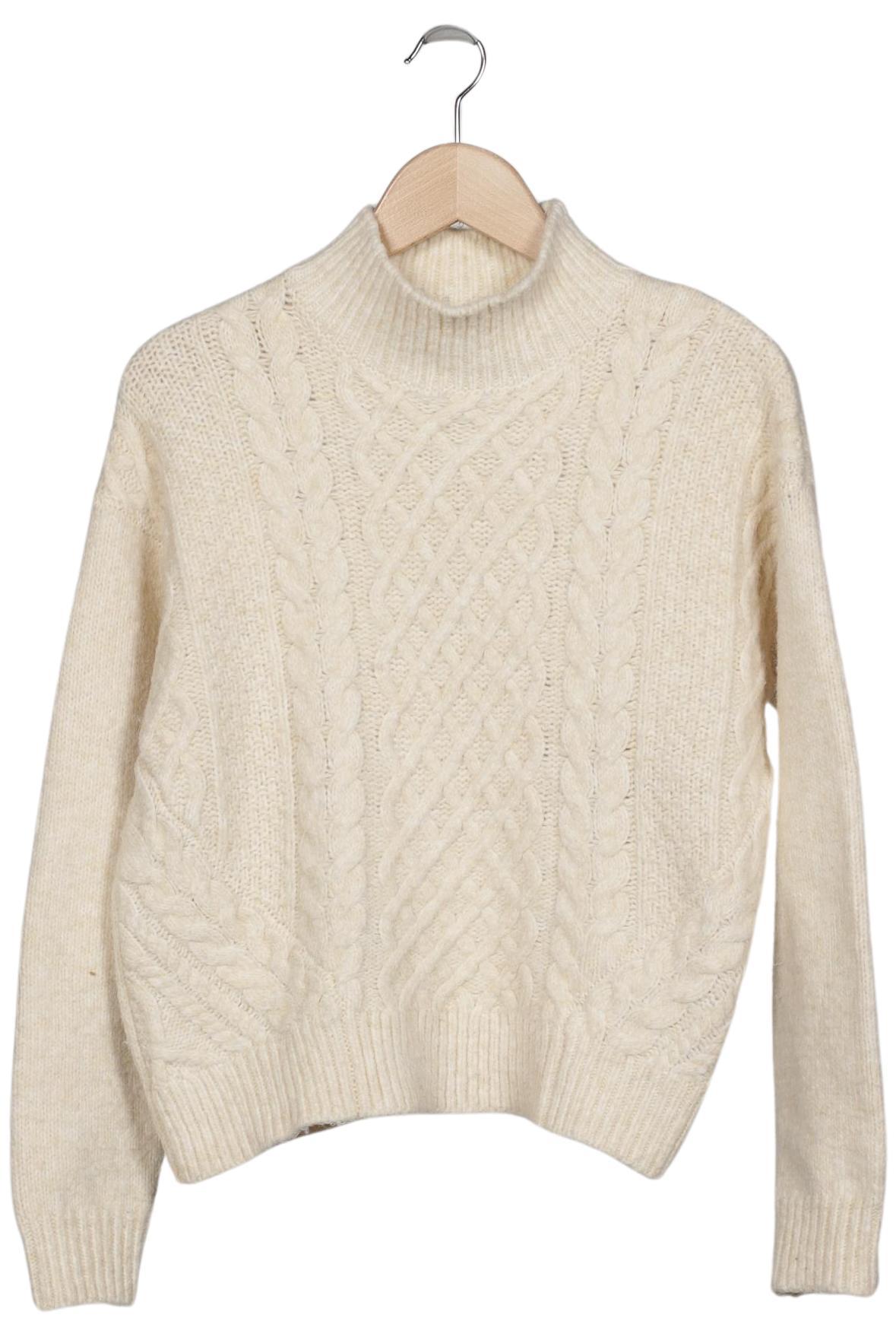 

H&M Damen Pullover, cremeweiß, Gr. 34