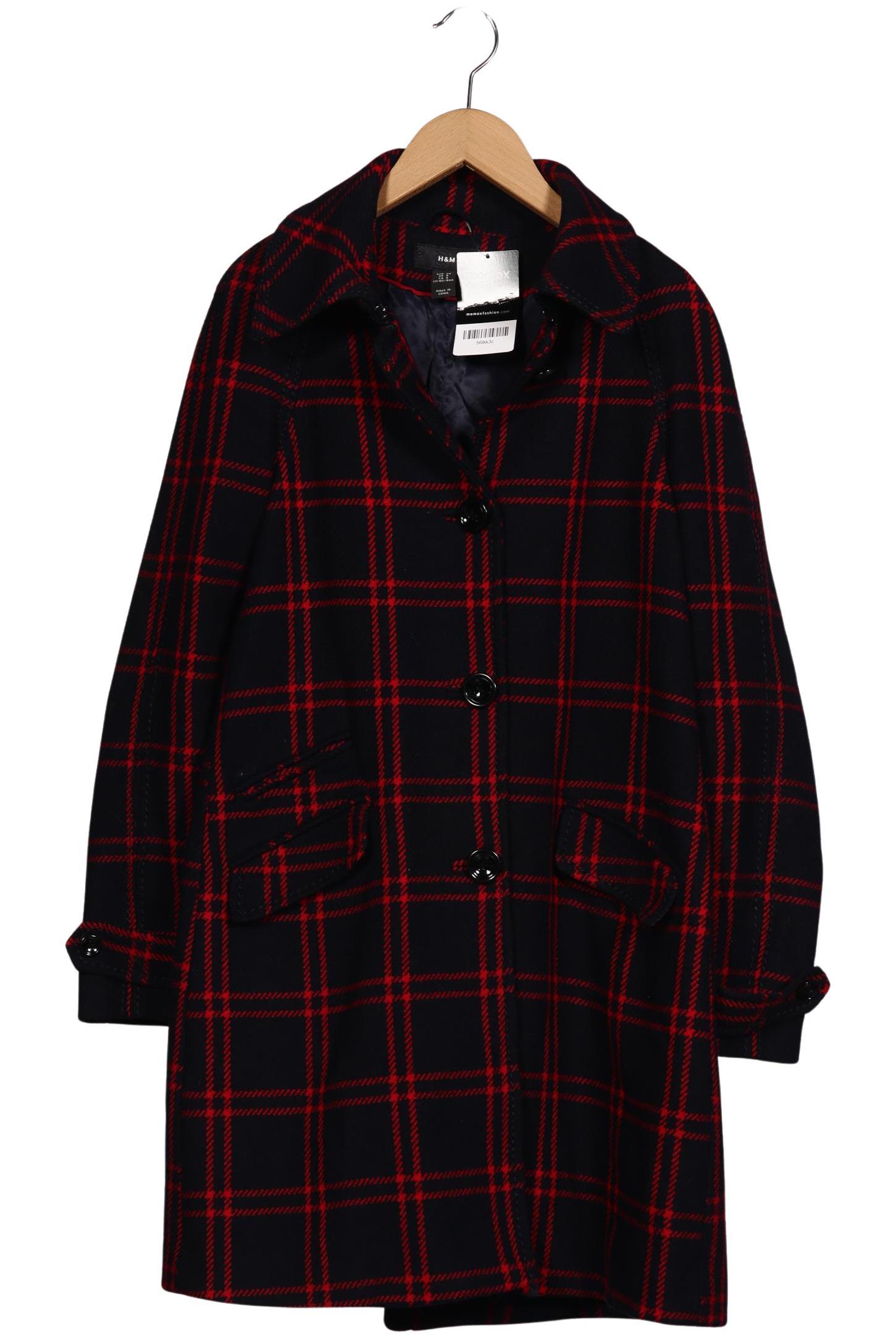 

H&M Damen Mantel, marineblau, Gr. 36