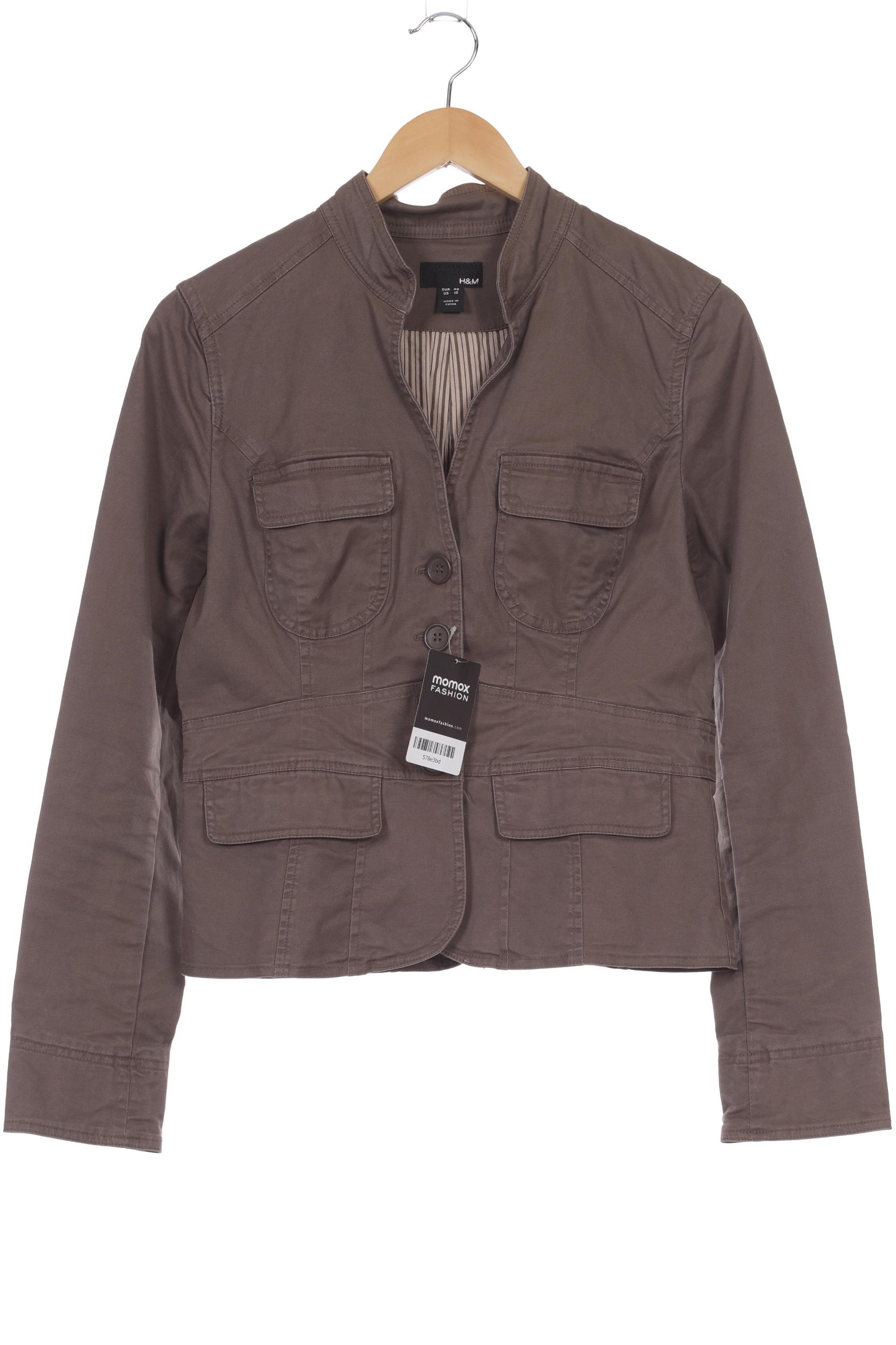 

H&M Damen Jacke, braun, Gr. 40