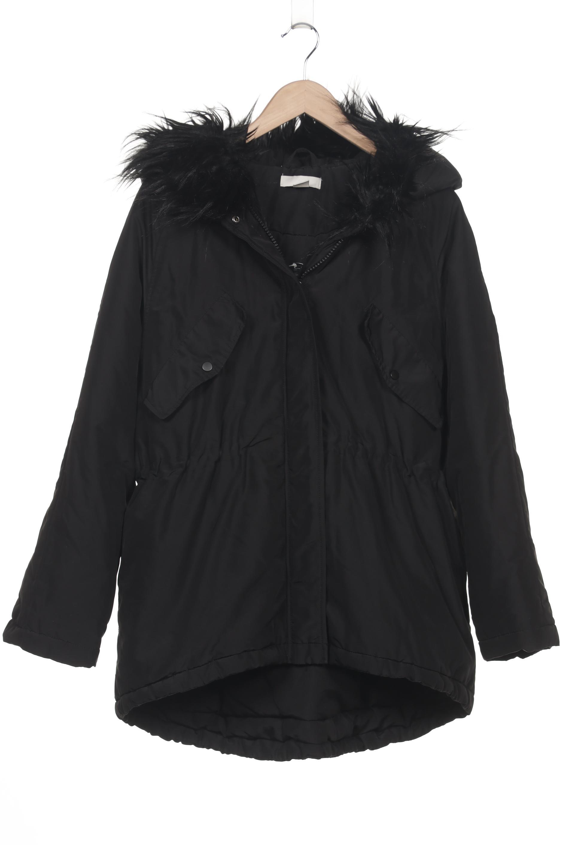 

H&M Damen Jacke, schwarz, Gr. 38