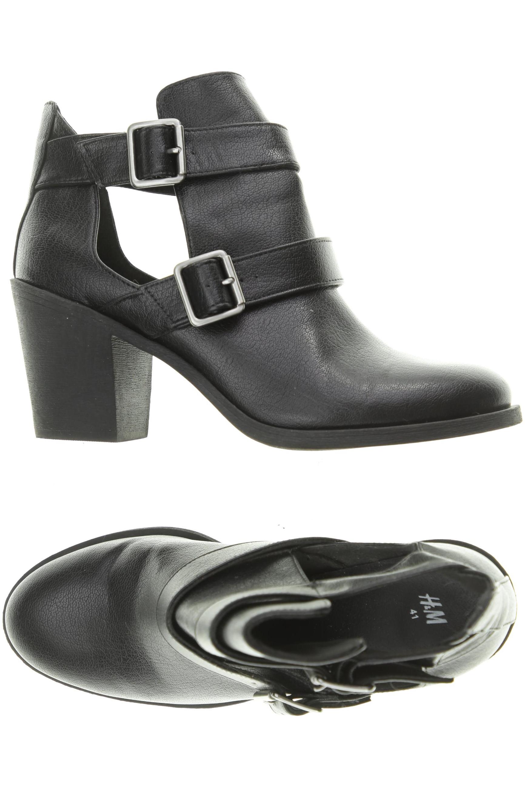 

H&M Damen Stiefelette, schwarz, Gr. 41