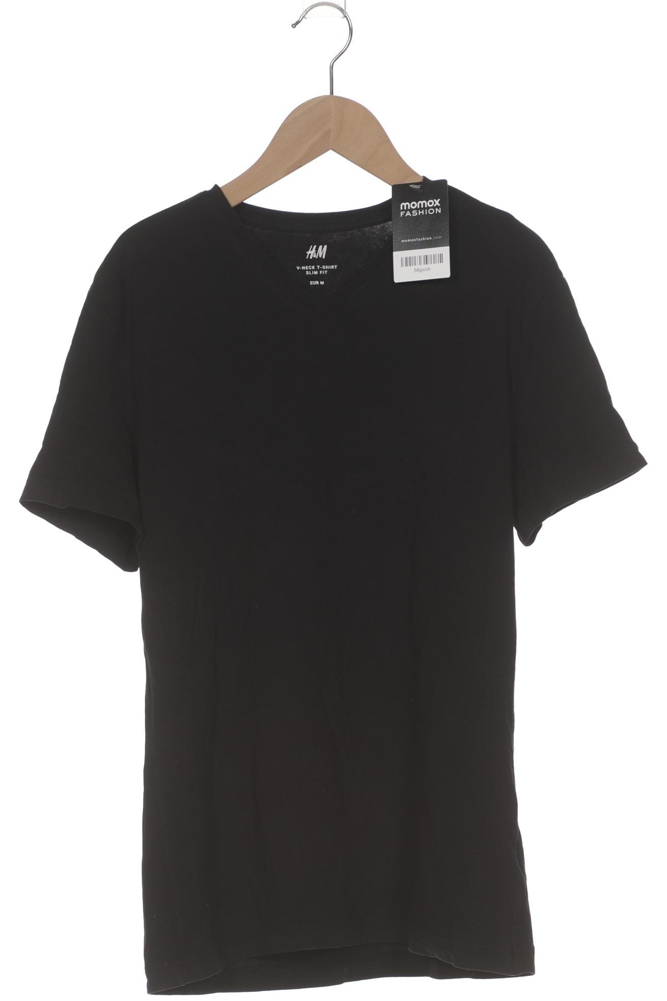 

H&M Damen T-Shirt, schwarz, Gr. 38