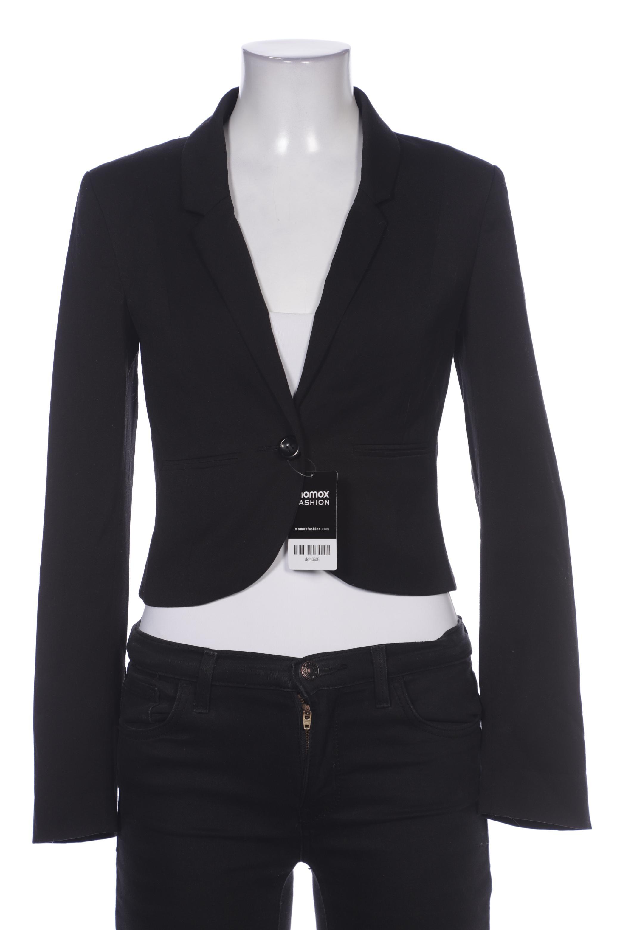 

H&M Damen Blazer, schwarz, Gr. 34