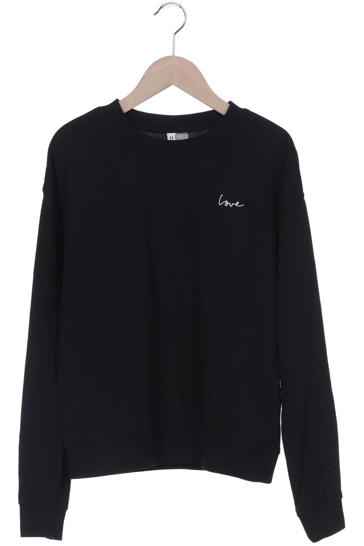 

H&M Damen Sweatshirt, schwarz, Gr. 36