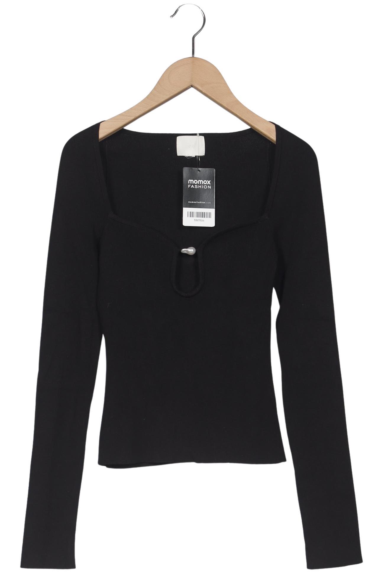 

H&M Damen Pullover, schwarz, Gr. 34