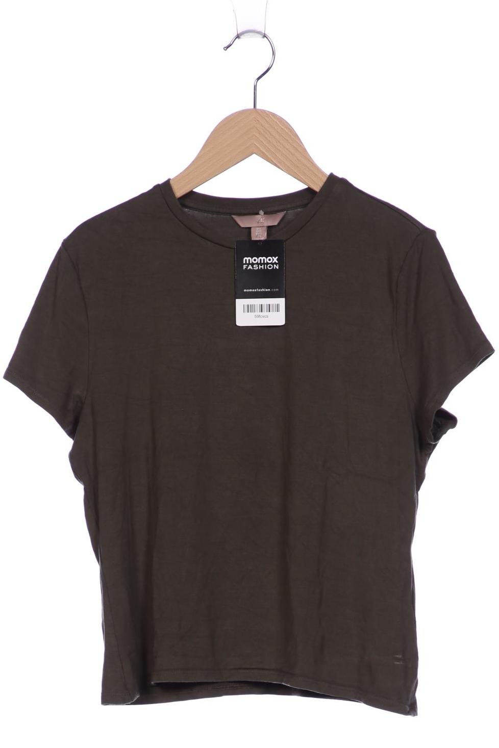 

H&M Damen T-Shirt, grün, Gr. 42