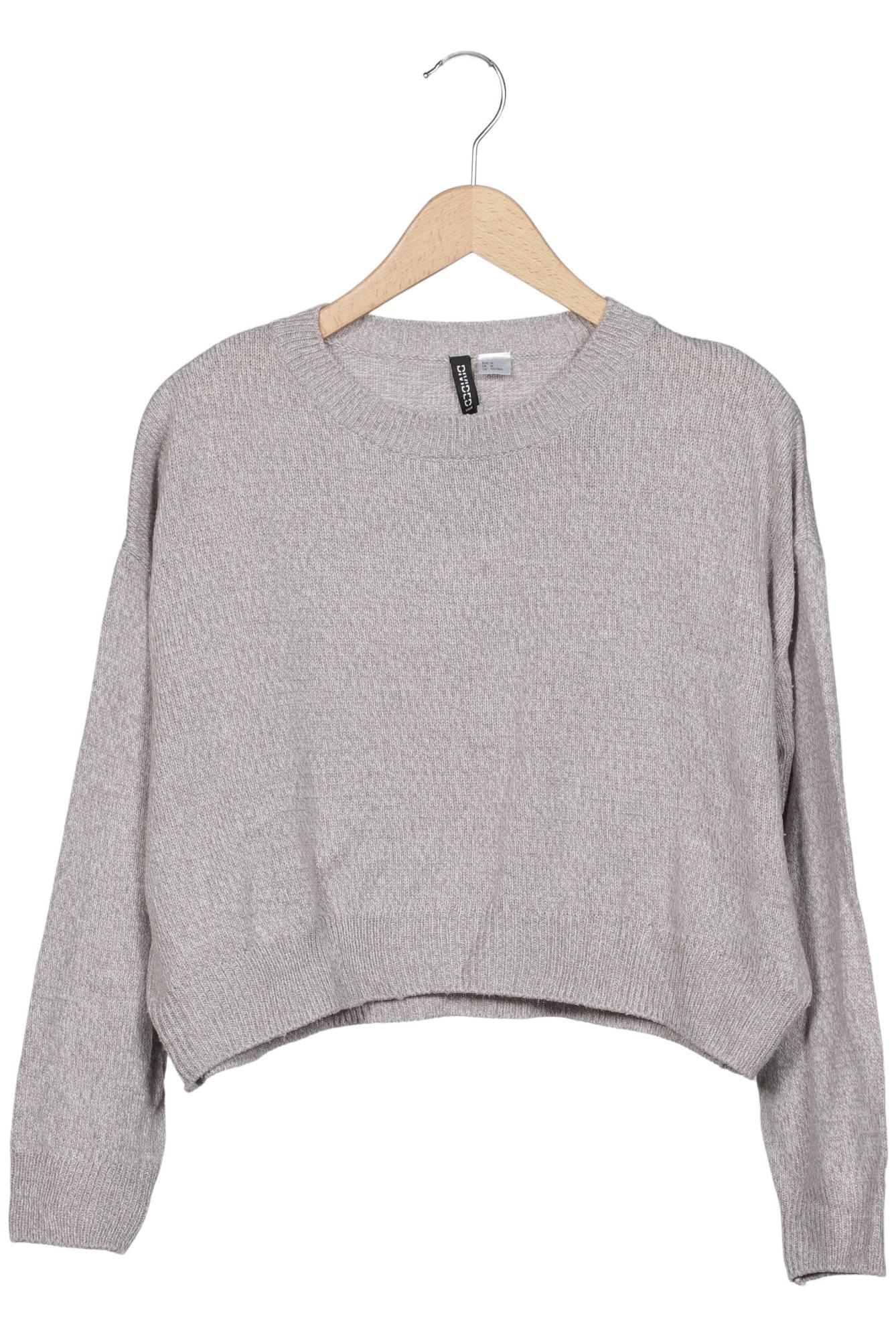 

H&M Damen Pullover, grau, Gr. 38