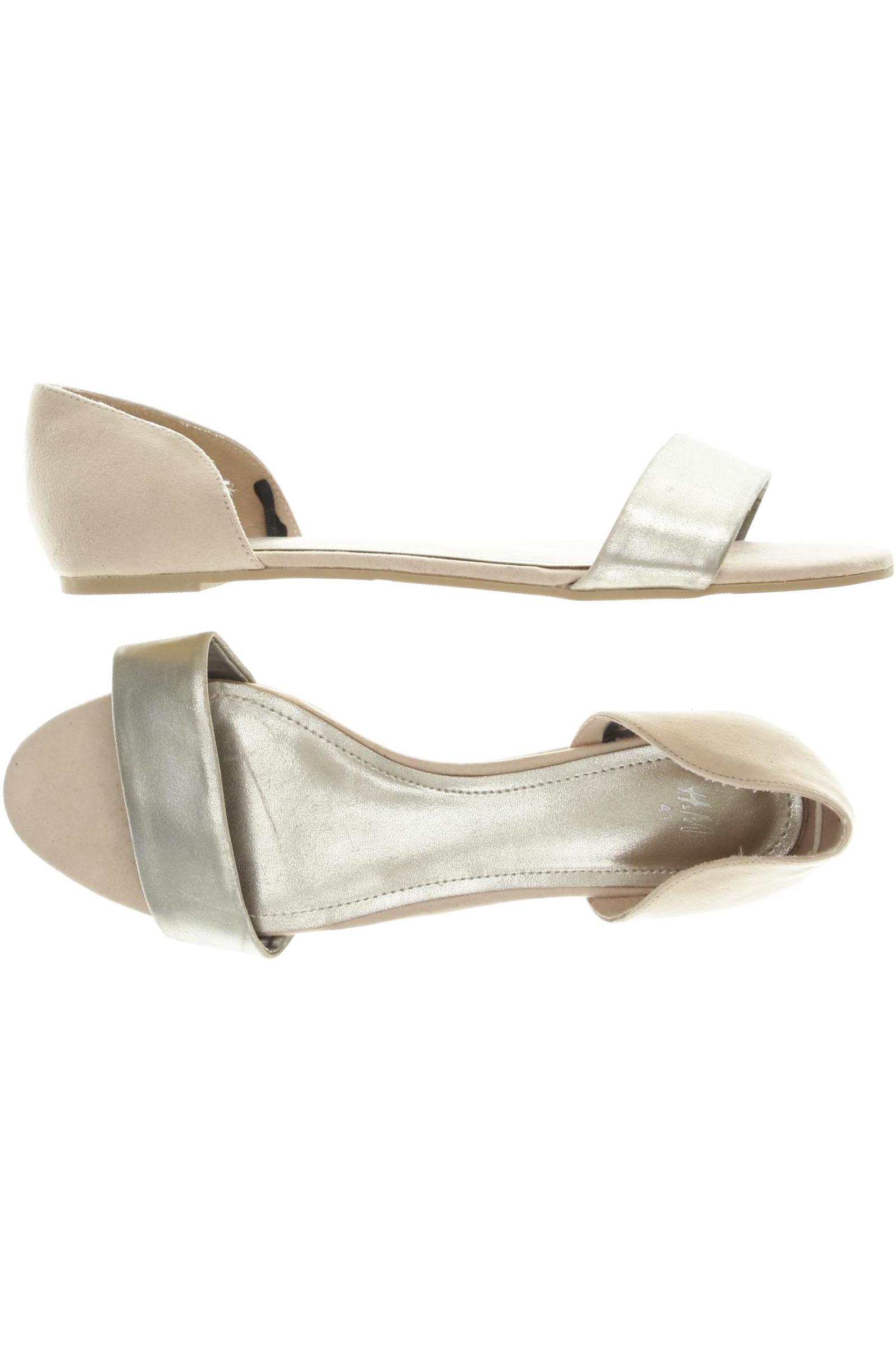 

H&M Damen Sandale, beige, Gr. 41