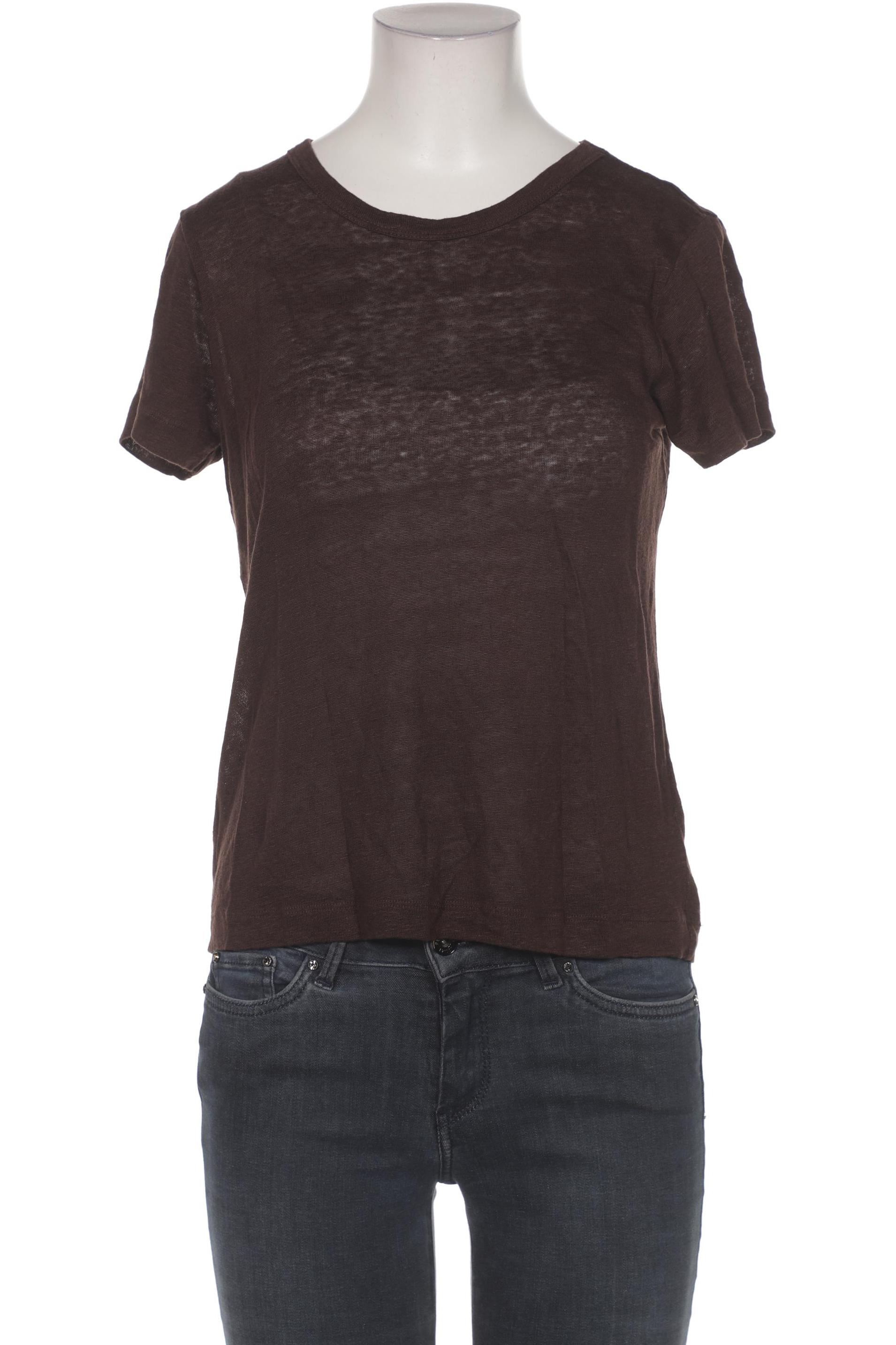 

H&M Damen T-Shirt, braun, Gr. 36