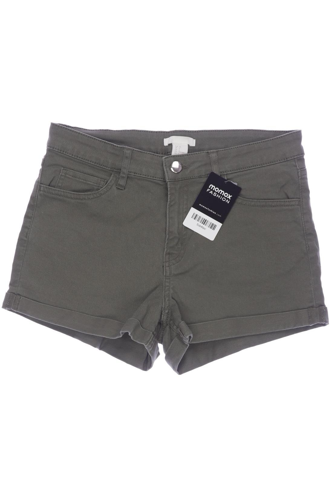 

H&M Damen Shorts, grün, Gr. 36