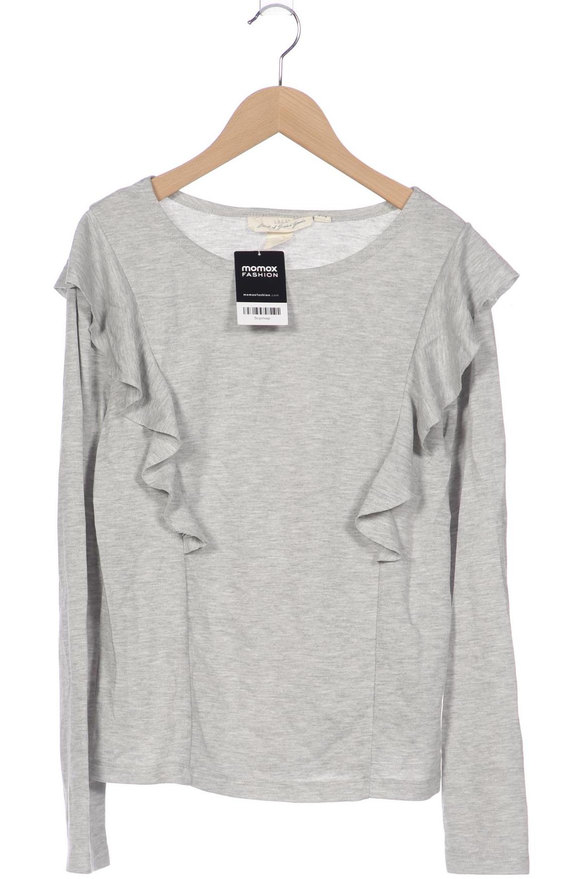 

H&M Damen Langarmshirt, grau, Gr. 36