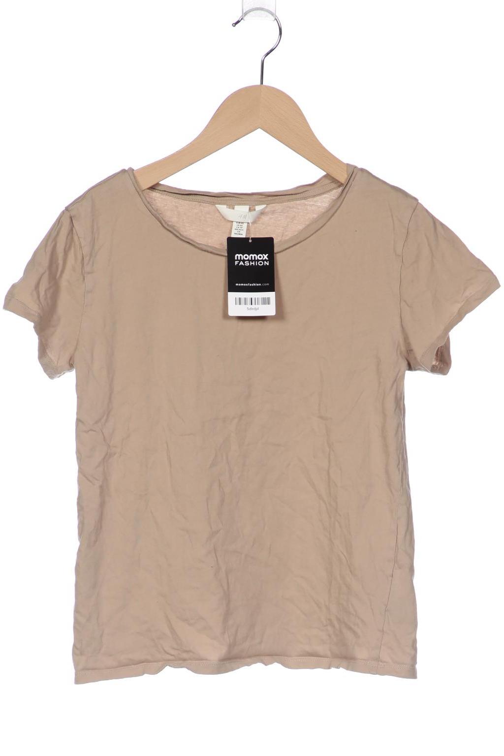 

H&M Damen T-Shirt, beige