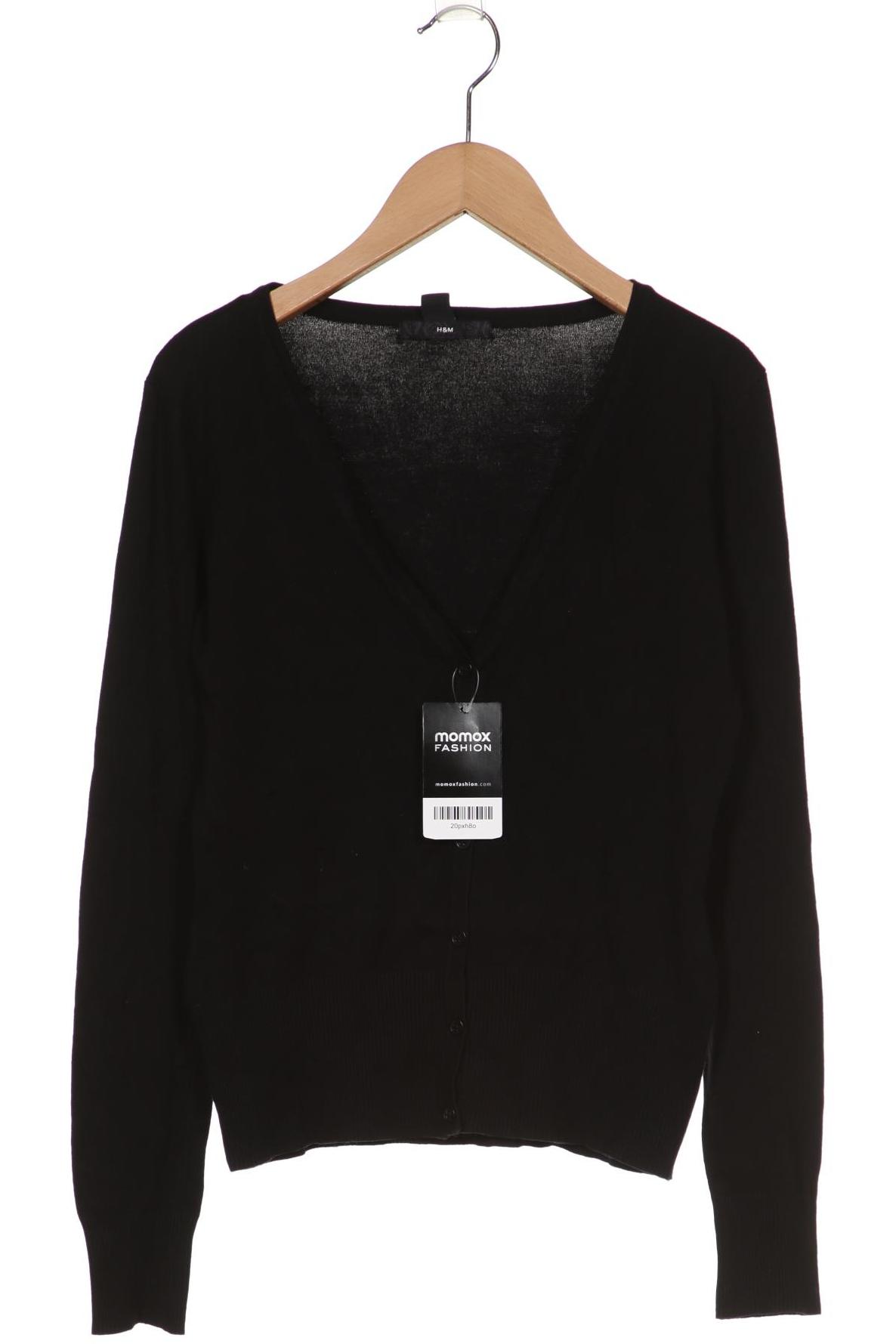 

H&M Damen Strickjacke, schwarz, Gr. 38