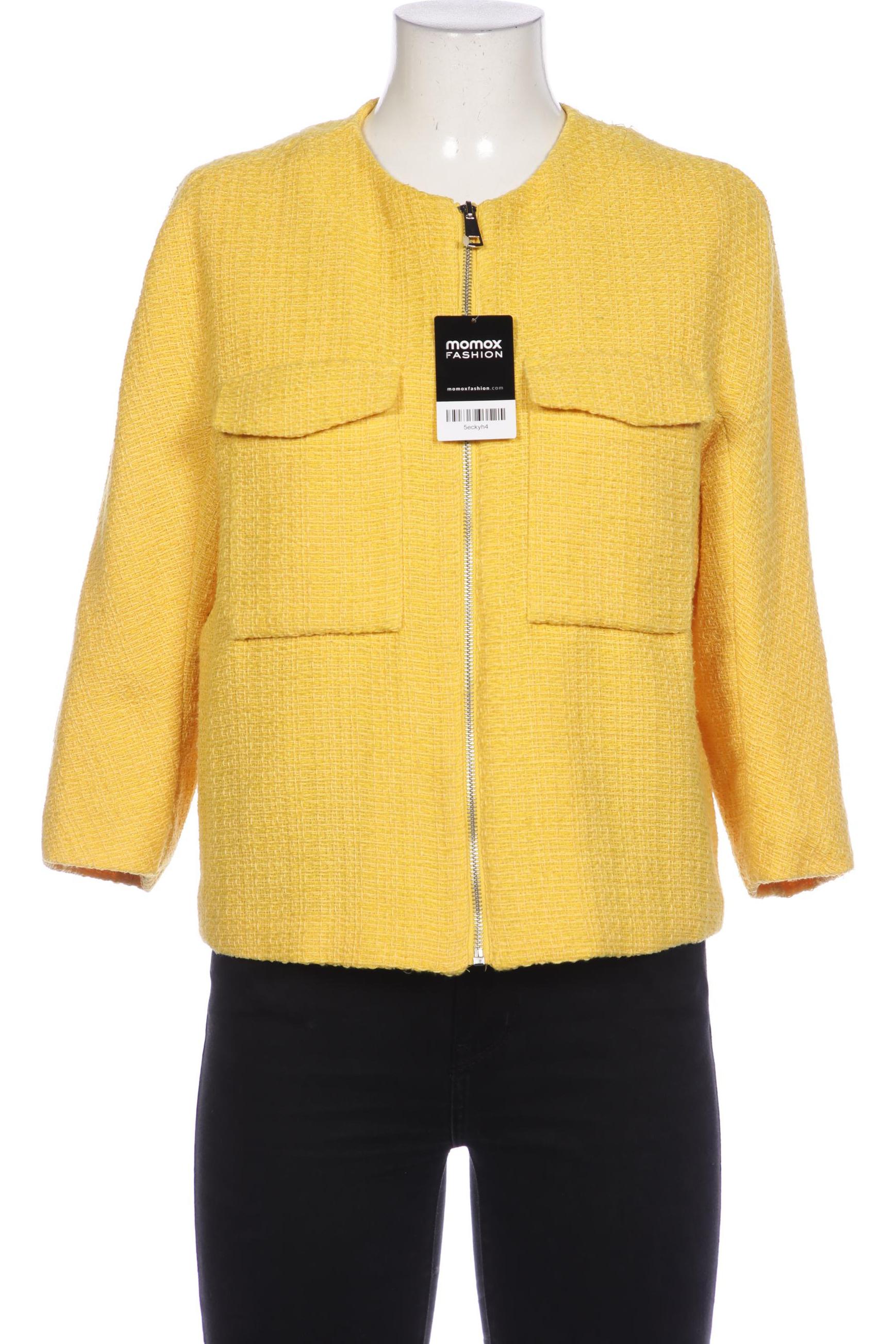 

H&M Damen Blazer, gelb, Gr. 40