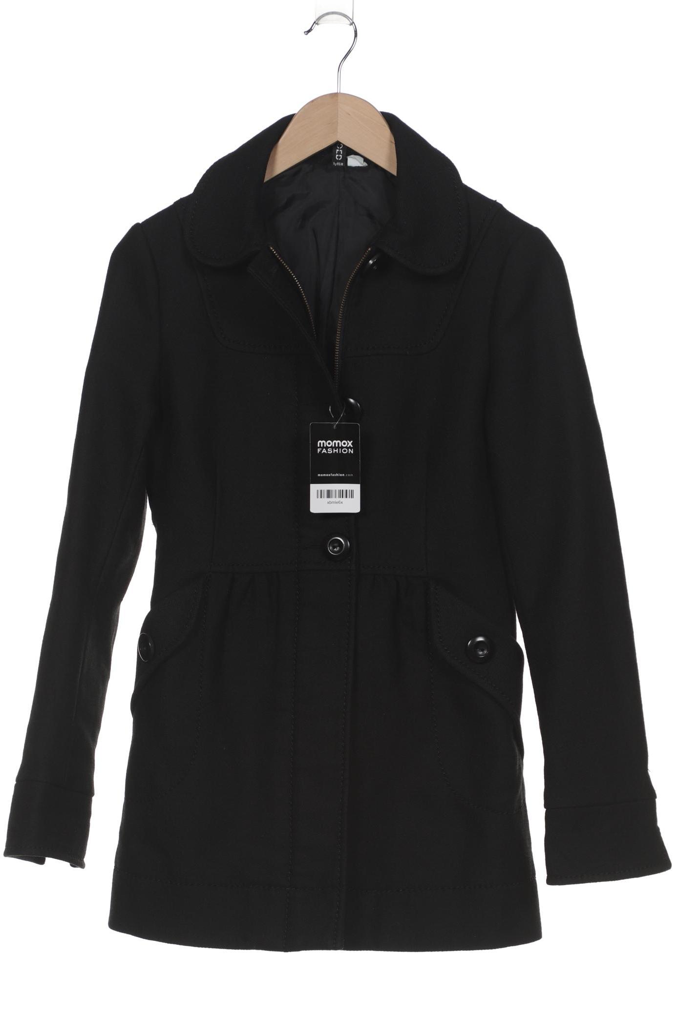 

H&M Damen Mantel, schwarz, Gr. 34