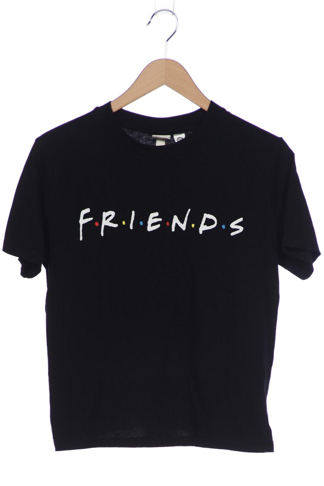 

H&M Damen T-Shirt, schwarz, Gr. 38