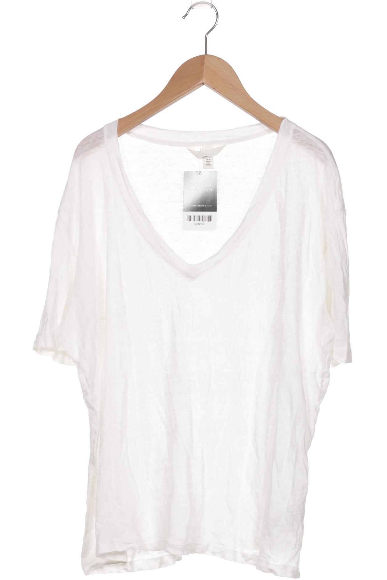

H&M Damen T-Shirt, weiß, Gr. 38