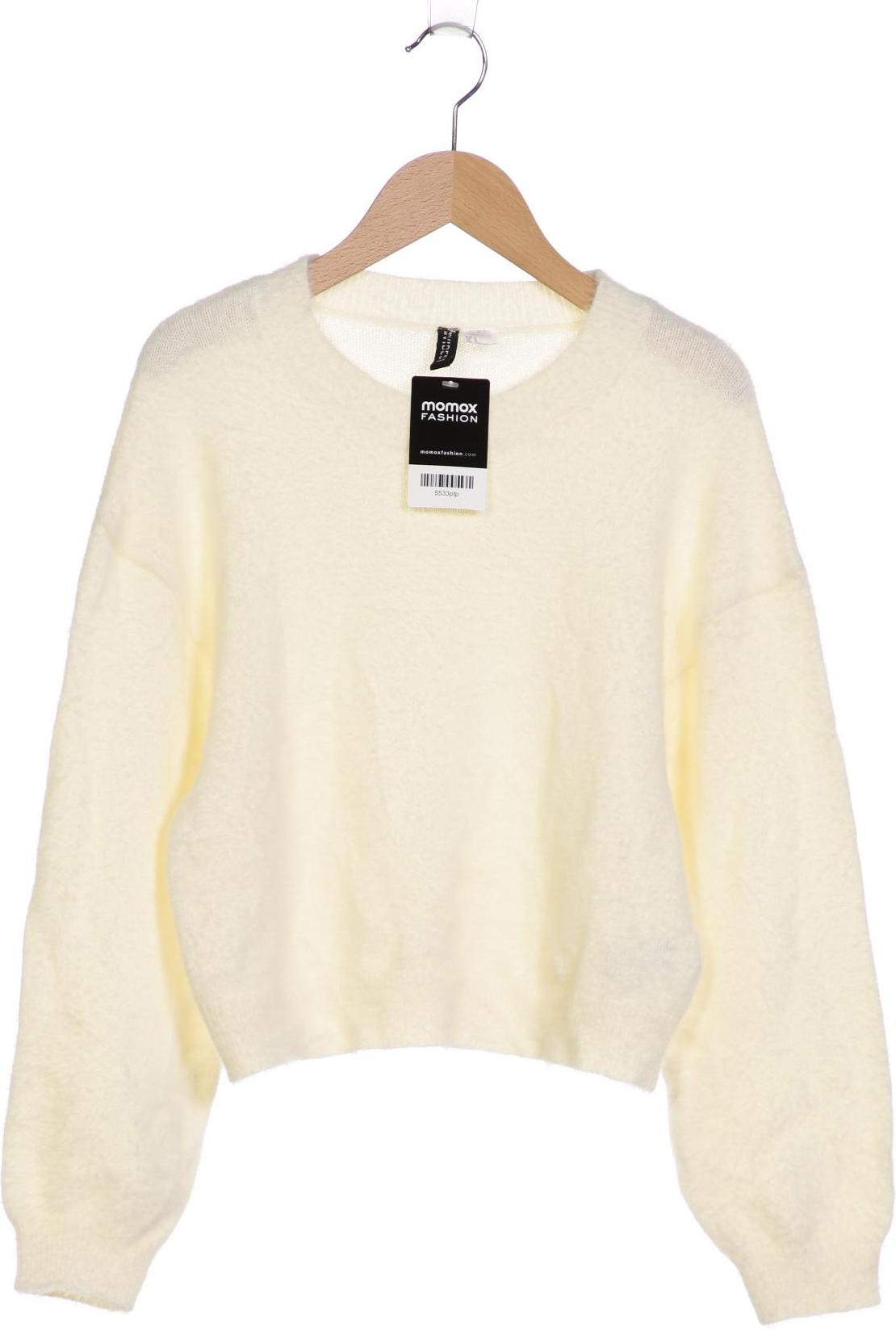 

H&M Damen Pullover, cremeweiß, Gr. 36