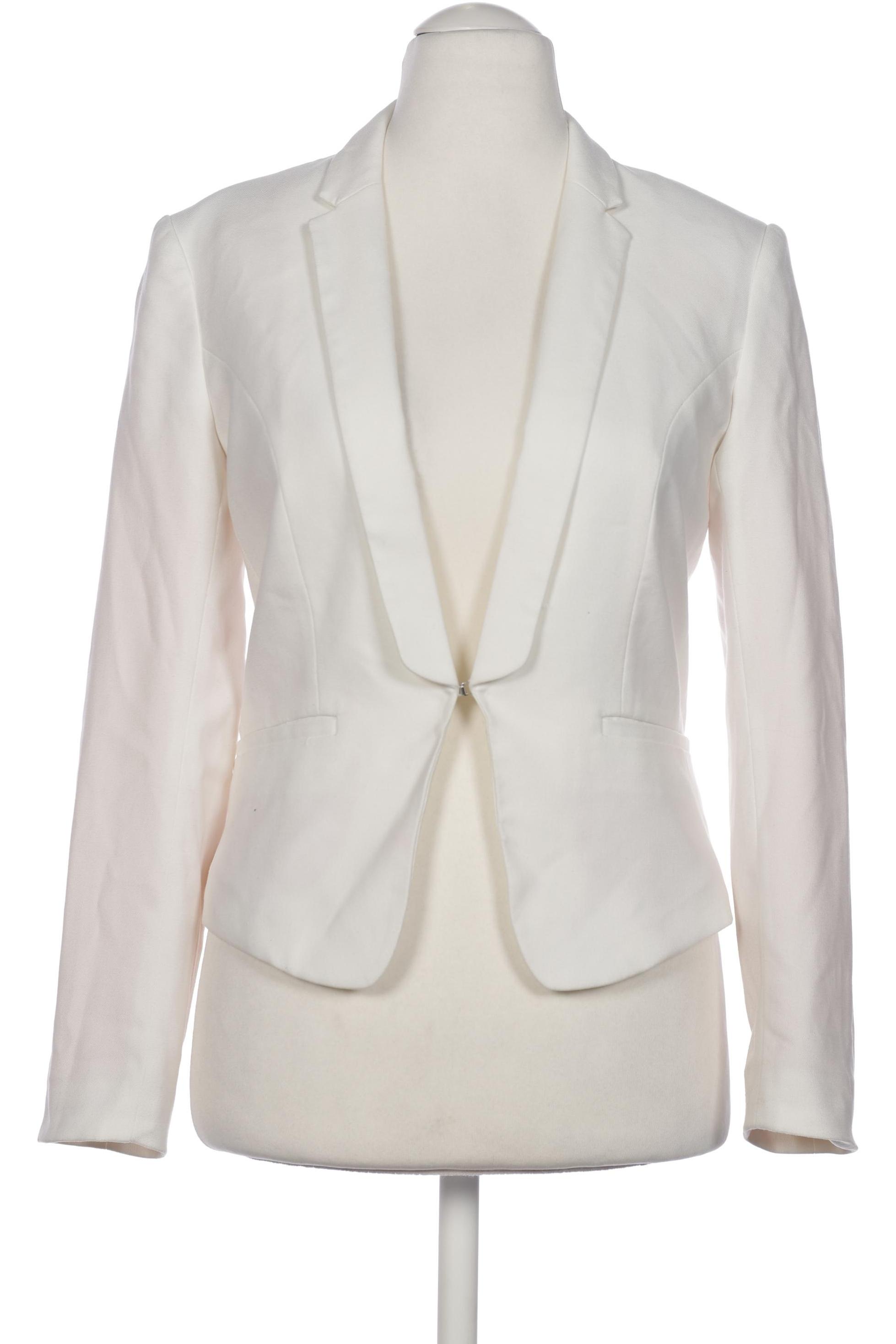 

H&M Damen Blazer, weiß, Gr. 38