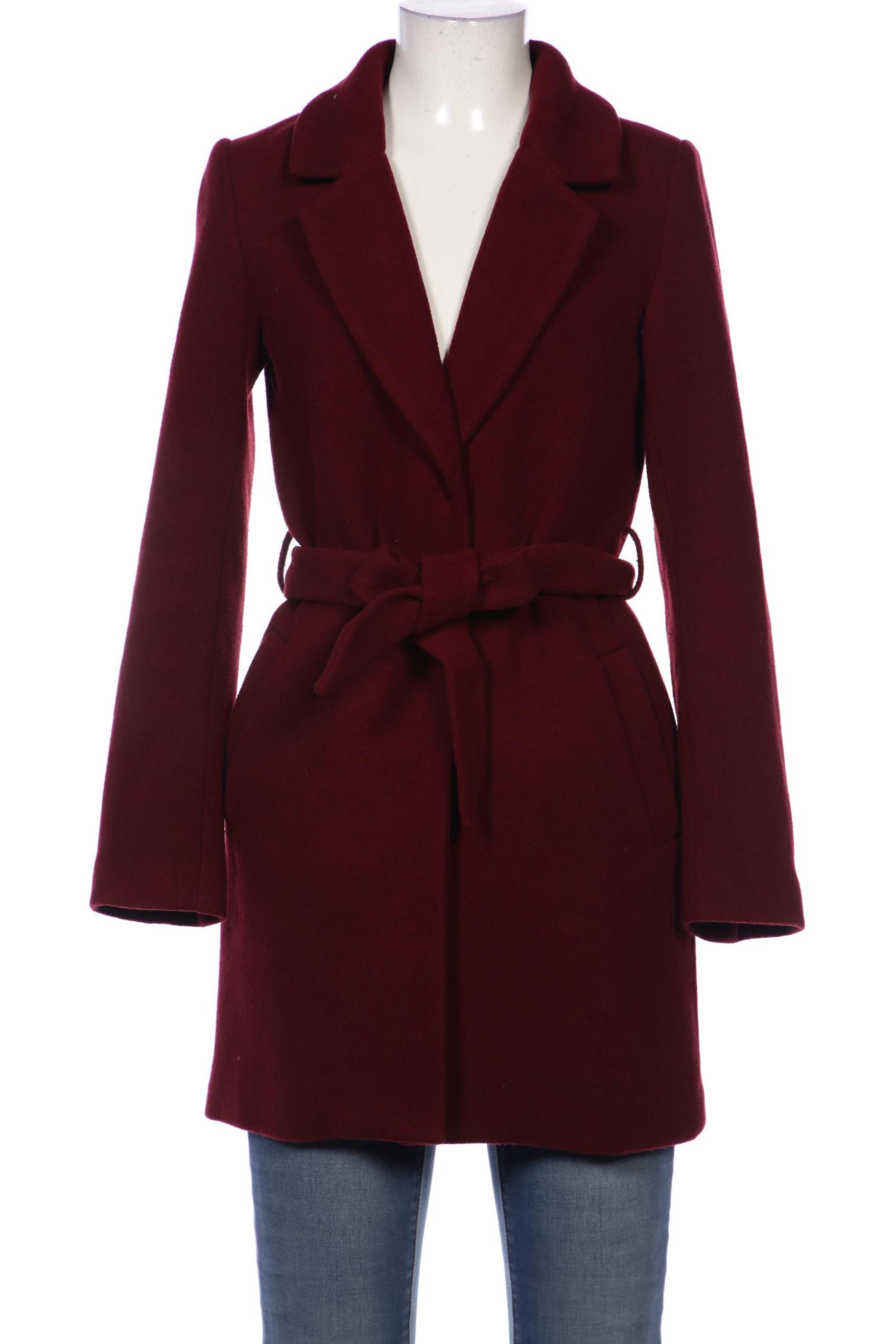 

H&M Damen Mantel, bordeaux, Gr. 34