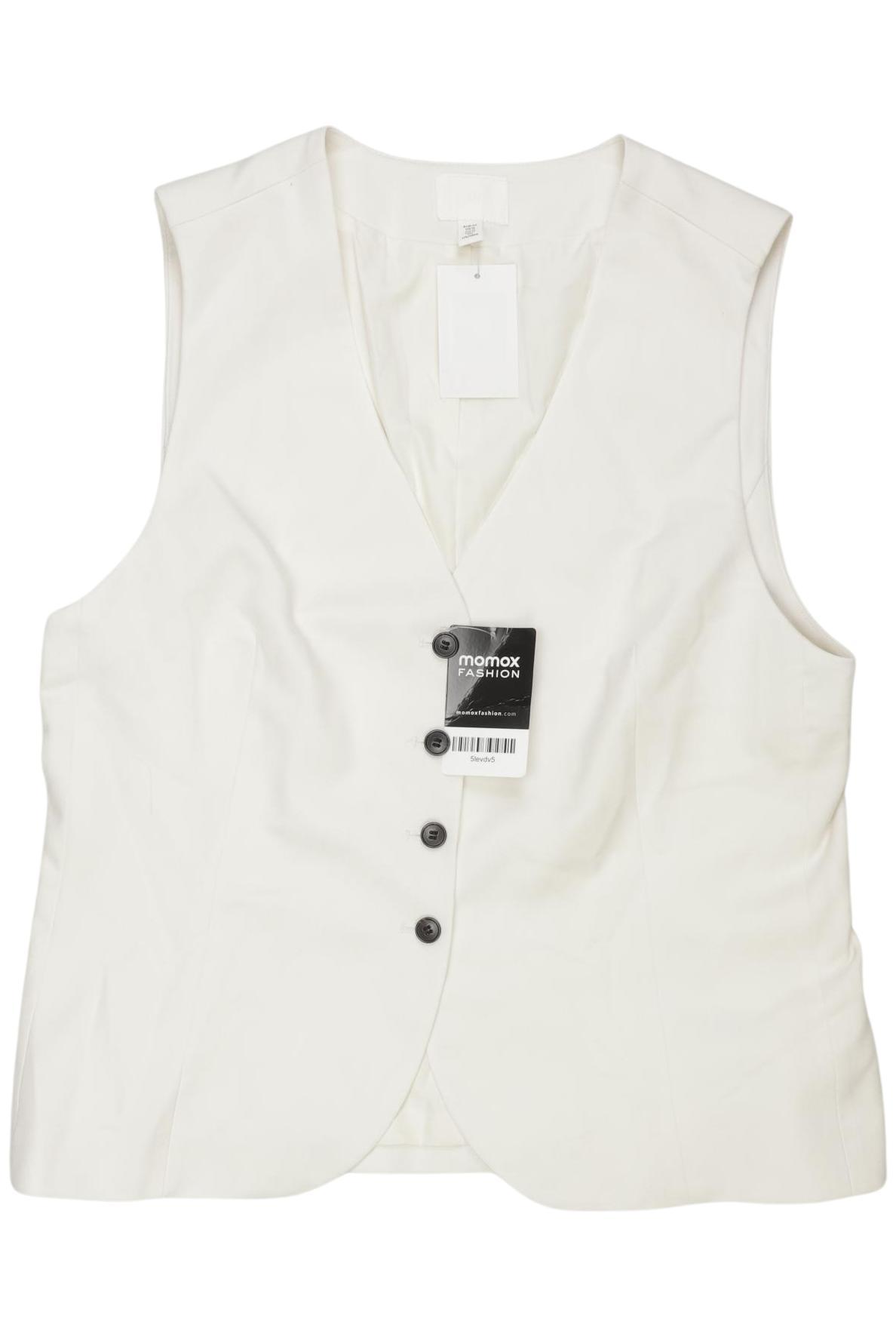 

H&M Damen Weste, weiß, Gr. 44